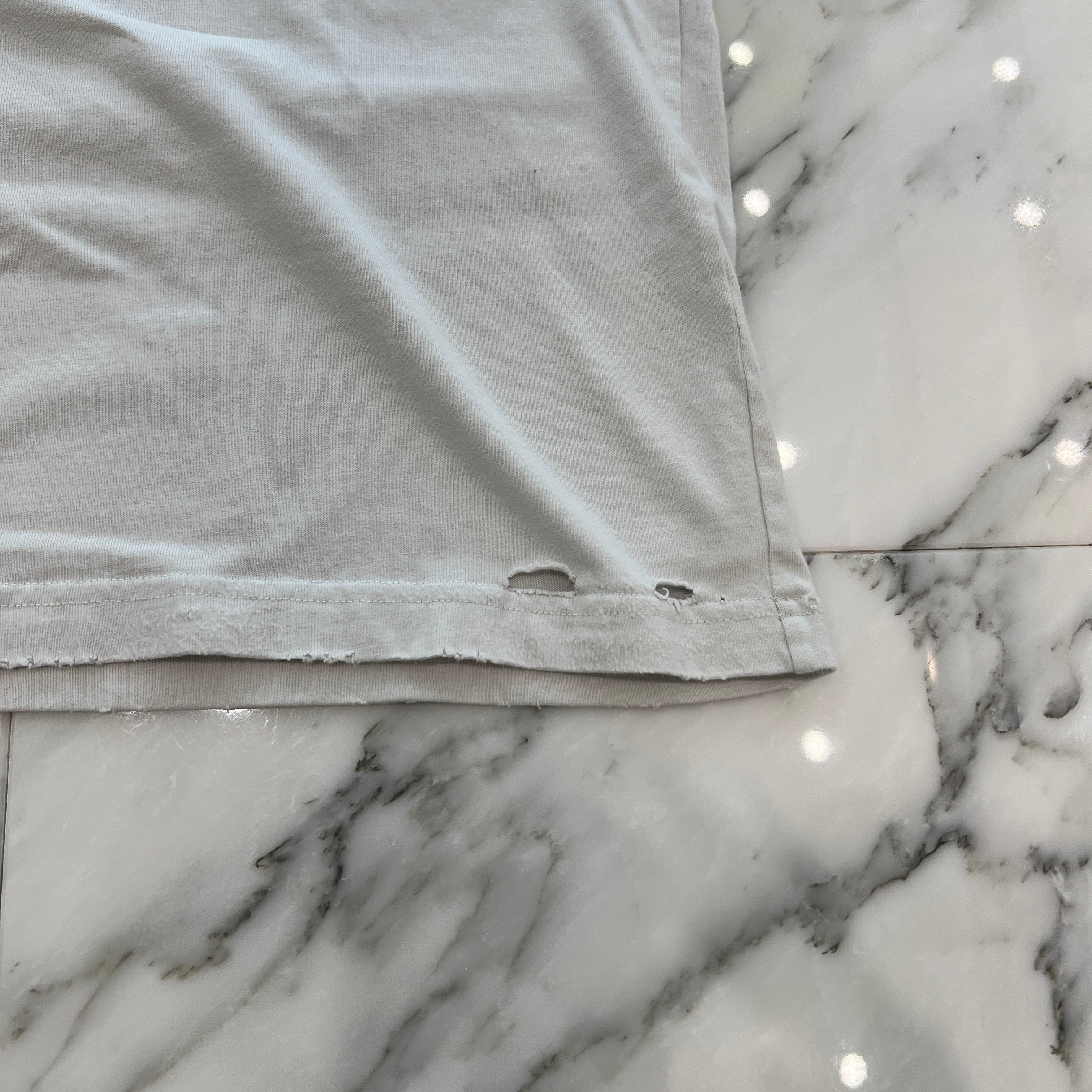 BALENCIAGA 2025SS 3B Liquefied Oversized Dirty Effect Tee Size L 787349 TRVS8 バレンシアガ 3B リキファイド オーバーサイズ ダーティーエフェクトTシャツ サイズL