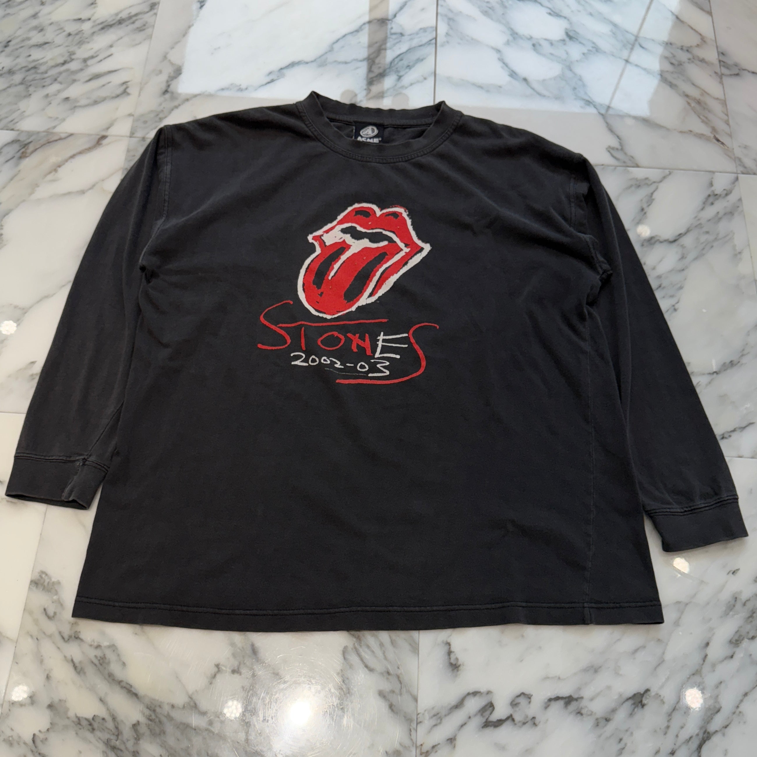Vintage 00's The Rolling Stones 2002-03 Tour LIP & TONGUE ACME L/S Tee 00's ローリング・ストーンズ 2002-03 ツアー リップ＆タン アクメ社製 ロングスリーブTシャツ