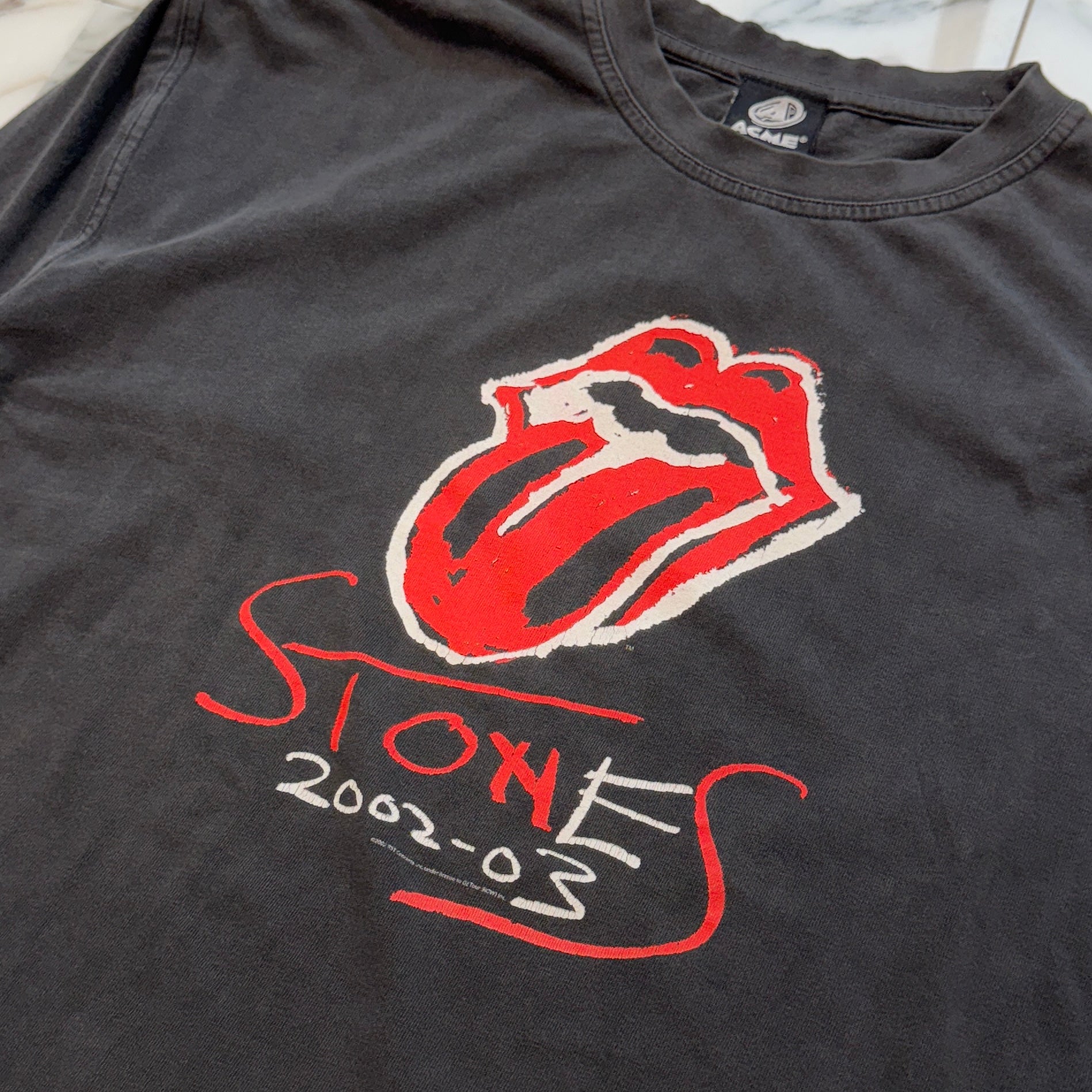 Vintage 00's The Rolling Stones 2002-03 Tour LIP & TONGUE ACME L/S Tee 00's ローリング・ストーンズ 2002-03 ツアー リップ＆タン アクメ社製 ロングスリーブTシャツ