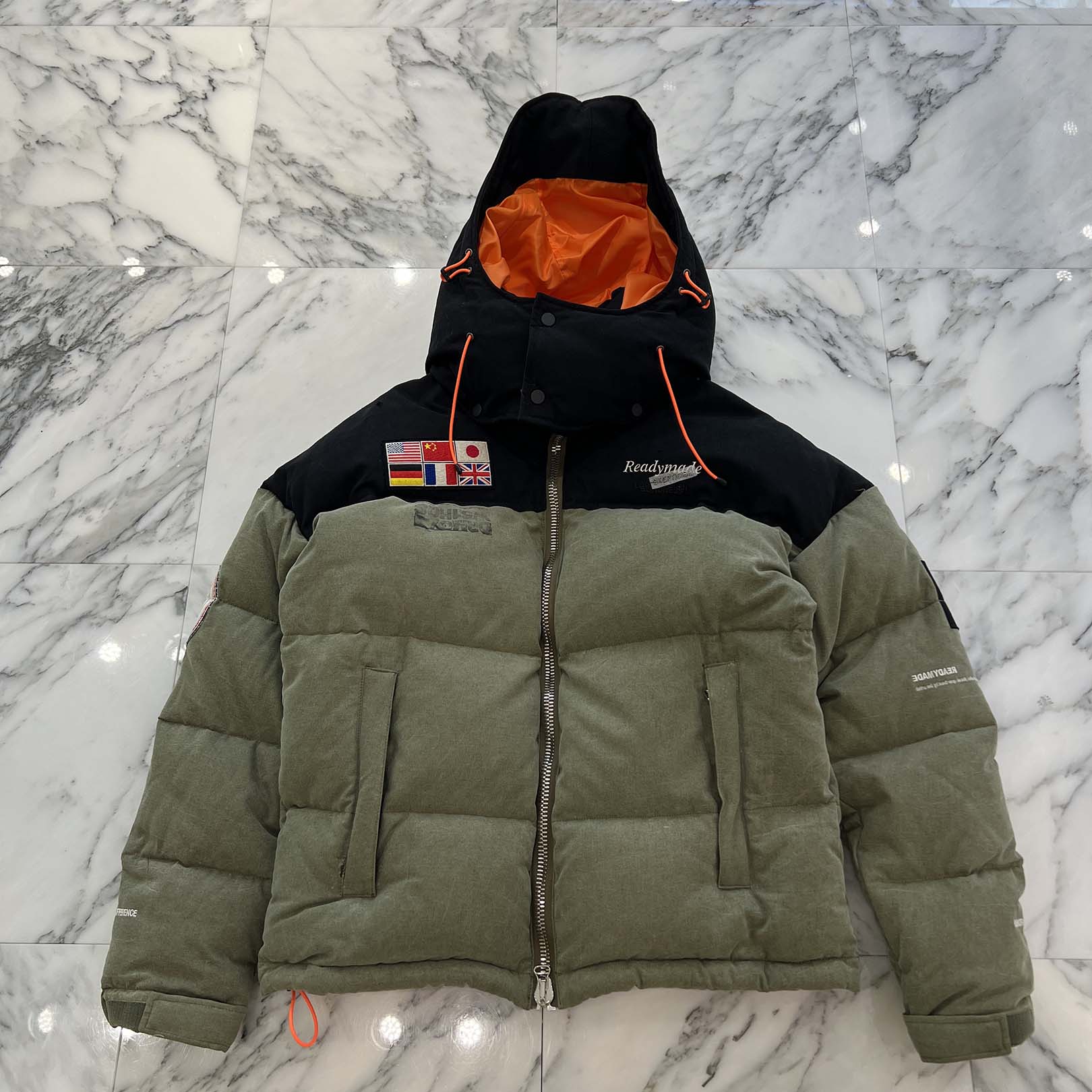 READYMADE 2TONE Down Jacket RE-CO-KH-00-00-39 Size 0 レディメイド 2トーン ダウンジャケット サイズ0