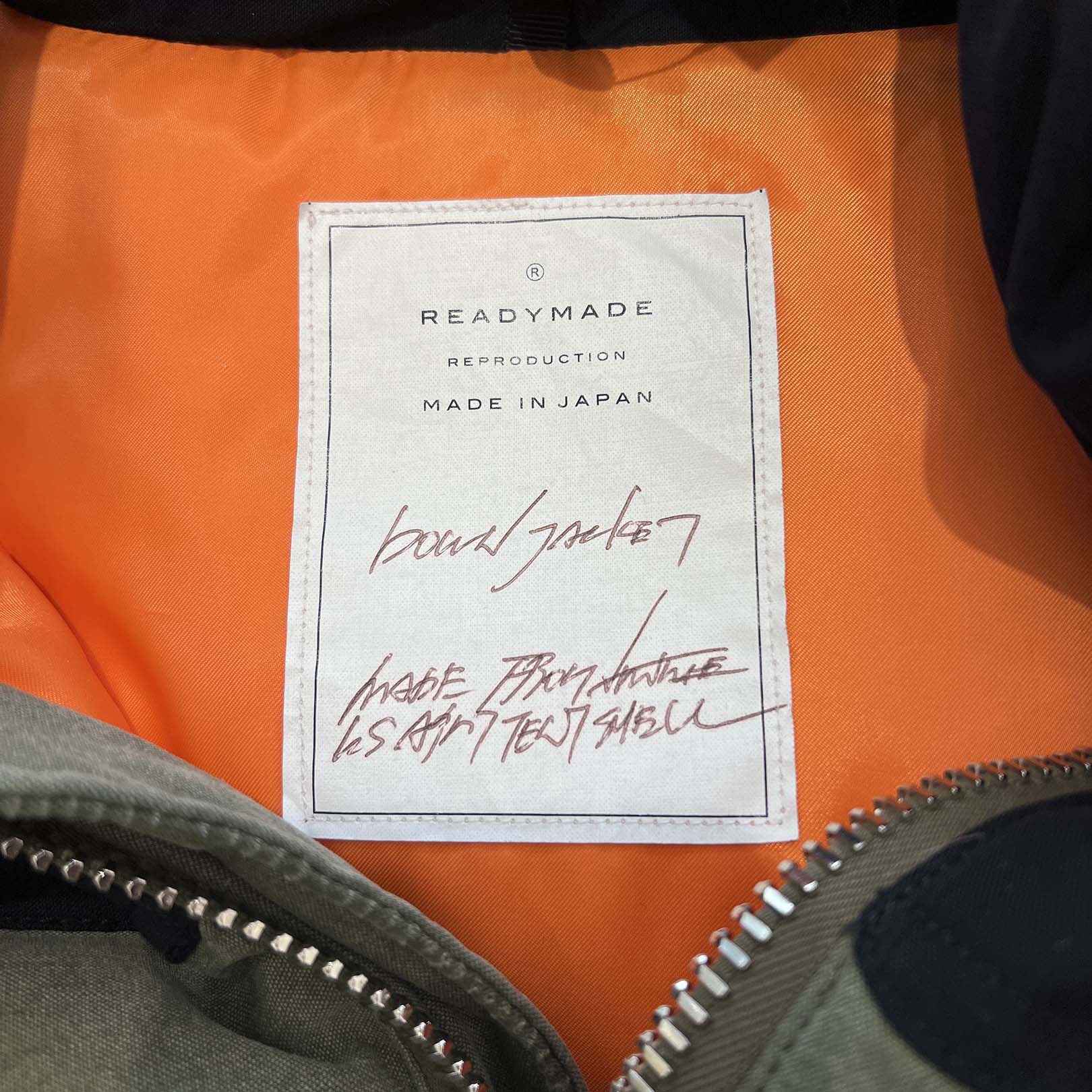 READYMADE 2TONE Down Jacket RE-CO-KH-00-00-39 Size 0 レディメイド 2トーン ダウンジャケット サイズ0