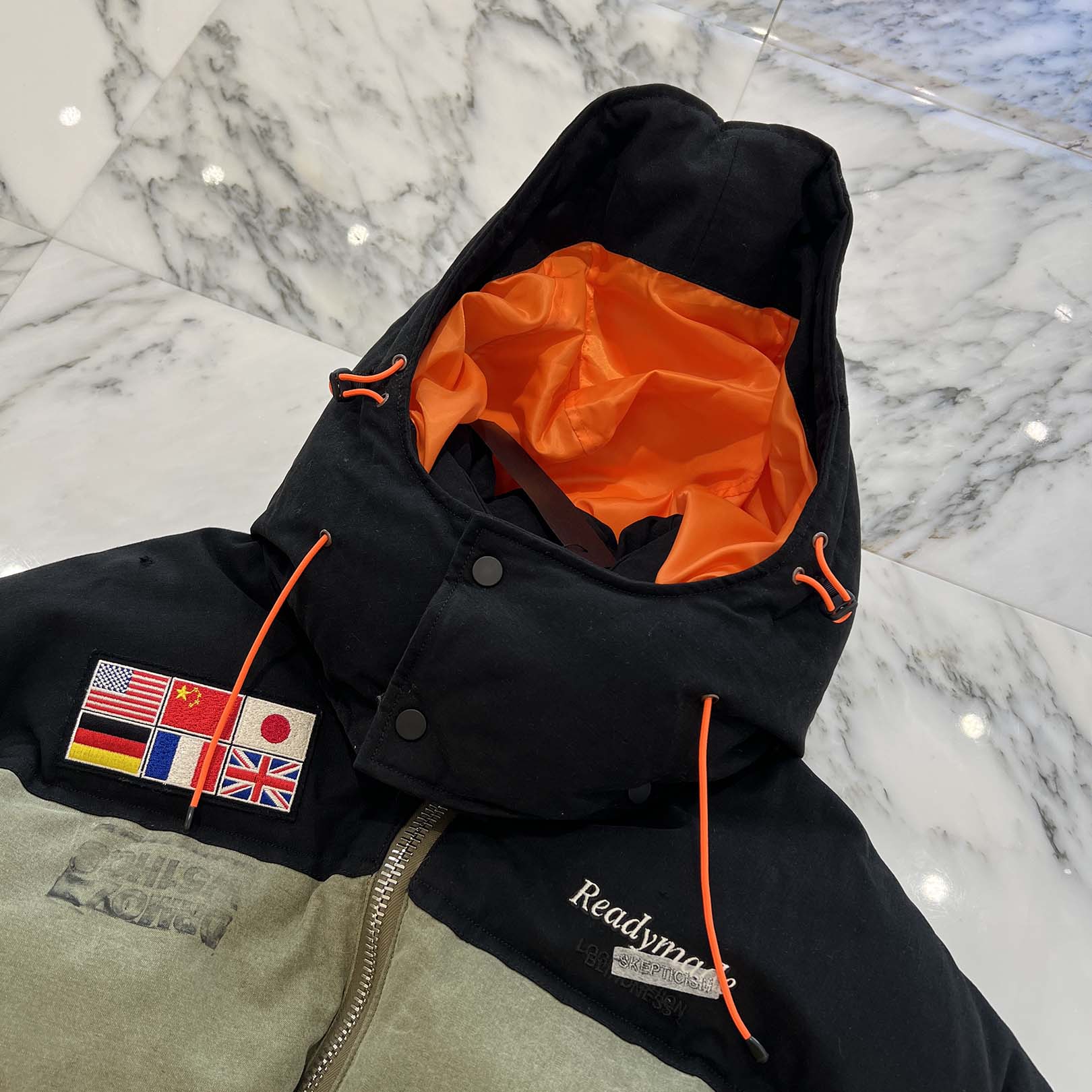 READYMADE 2TONE Down Jacket RE-CO-KH-00-00-39 Size 0 レディメイド 2トーン ダウンジャケット サイズ0