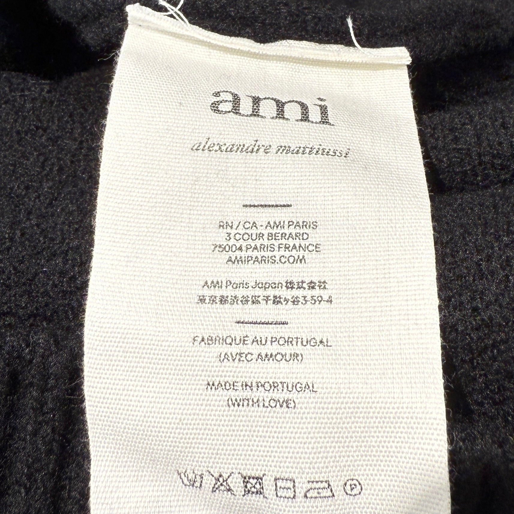 AMI PARIS 2021AW Holiday Collection Alexandre Mattiussi Wool Knit Sweater Size M アミパリス ホリデーコレクション アレクサンドルマテュッシ ウール ニットセーター サイズM