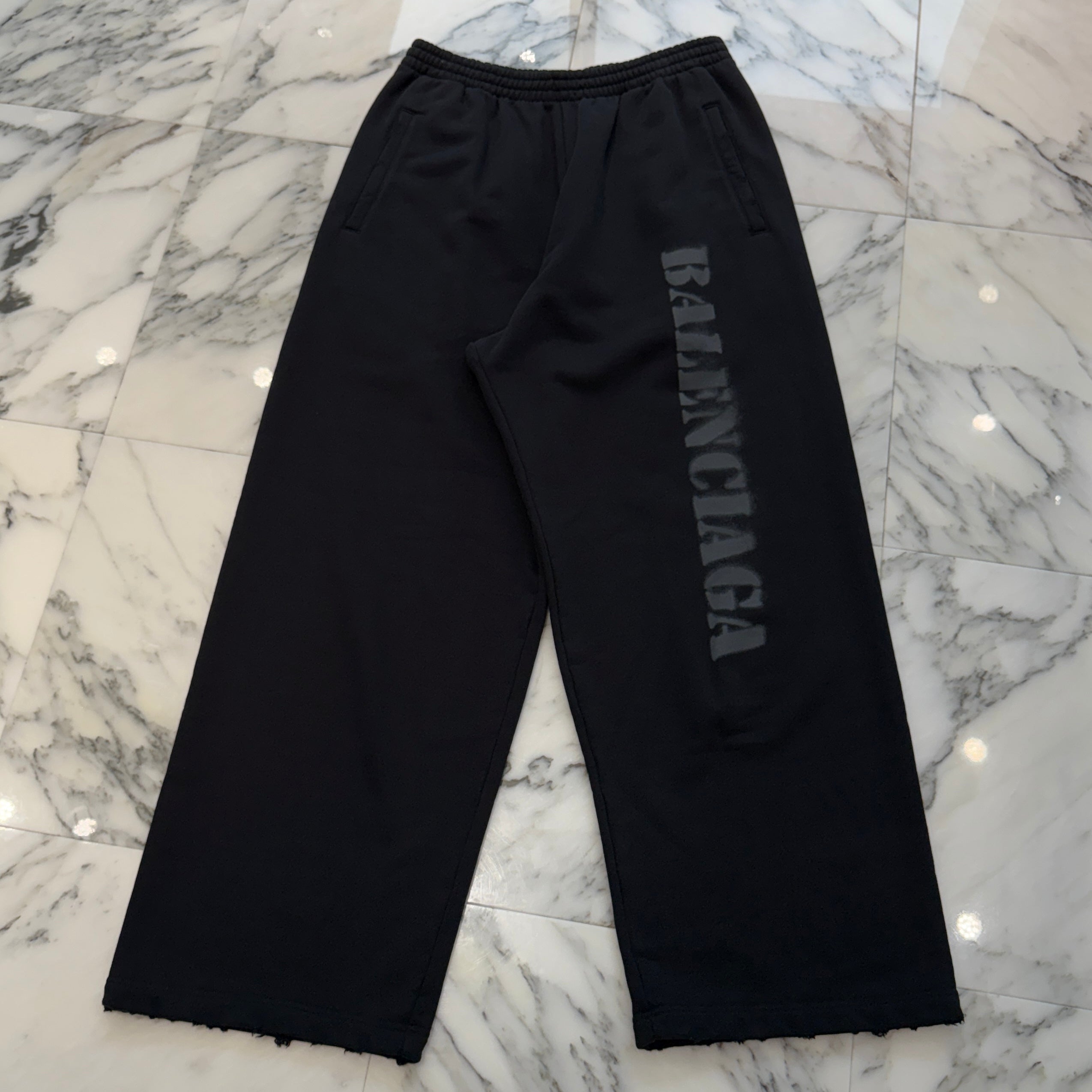 BALENCIAGA 2023AW Stencil Type Baggy Sweat Pants 771081 TQVA4 Size S バレンシアガ ステンシルタイプ バギー スウェットパンツ サイズS
