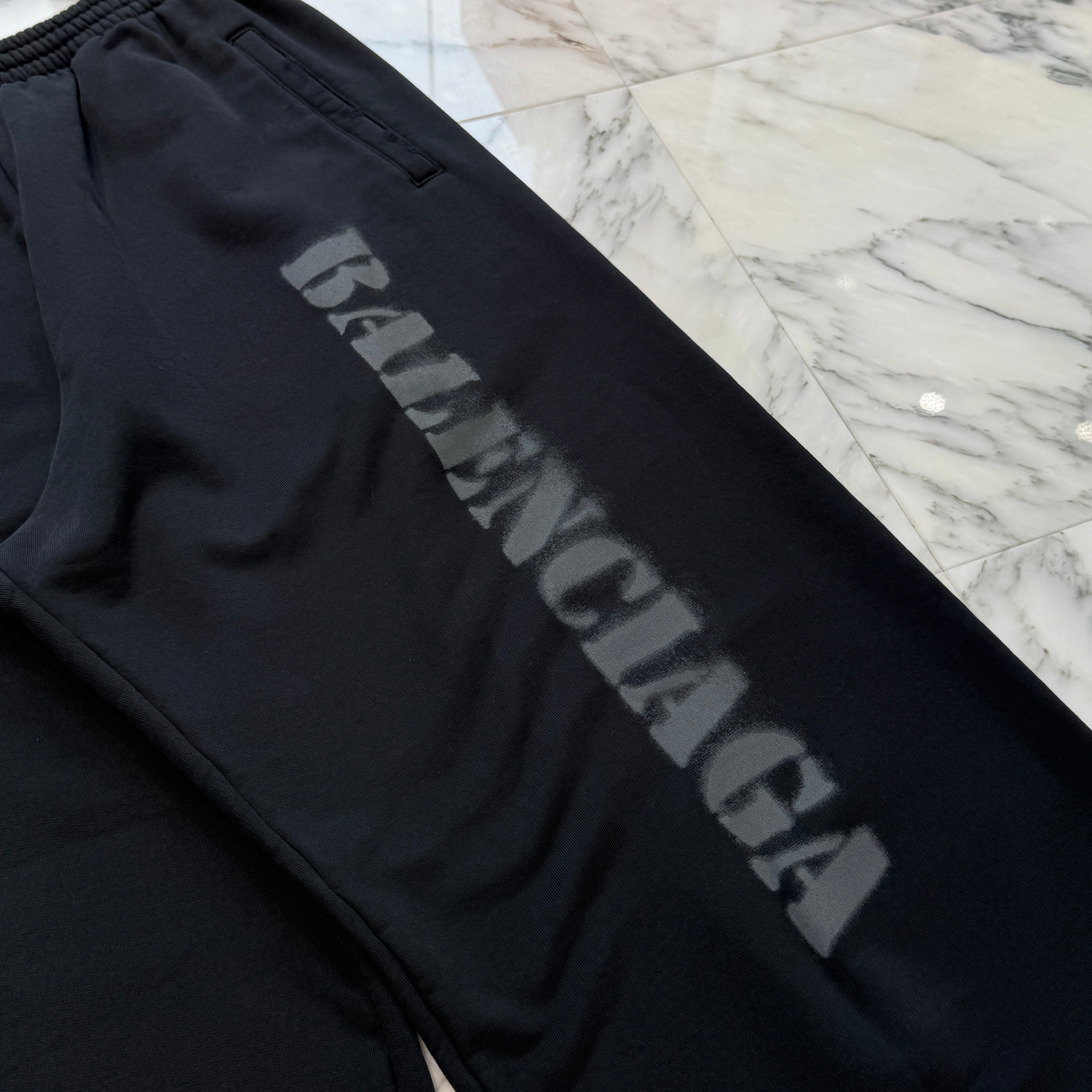 BALENCIAGA 2023AW Stencil Type Baggy Sweat Pants 771081 TQVA4 Size S バレンシアガ ステンシルタイプ バギー スウェットパンツ サイズS