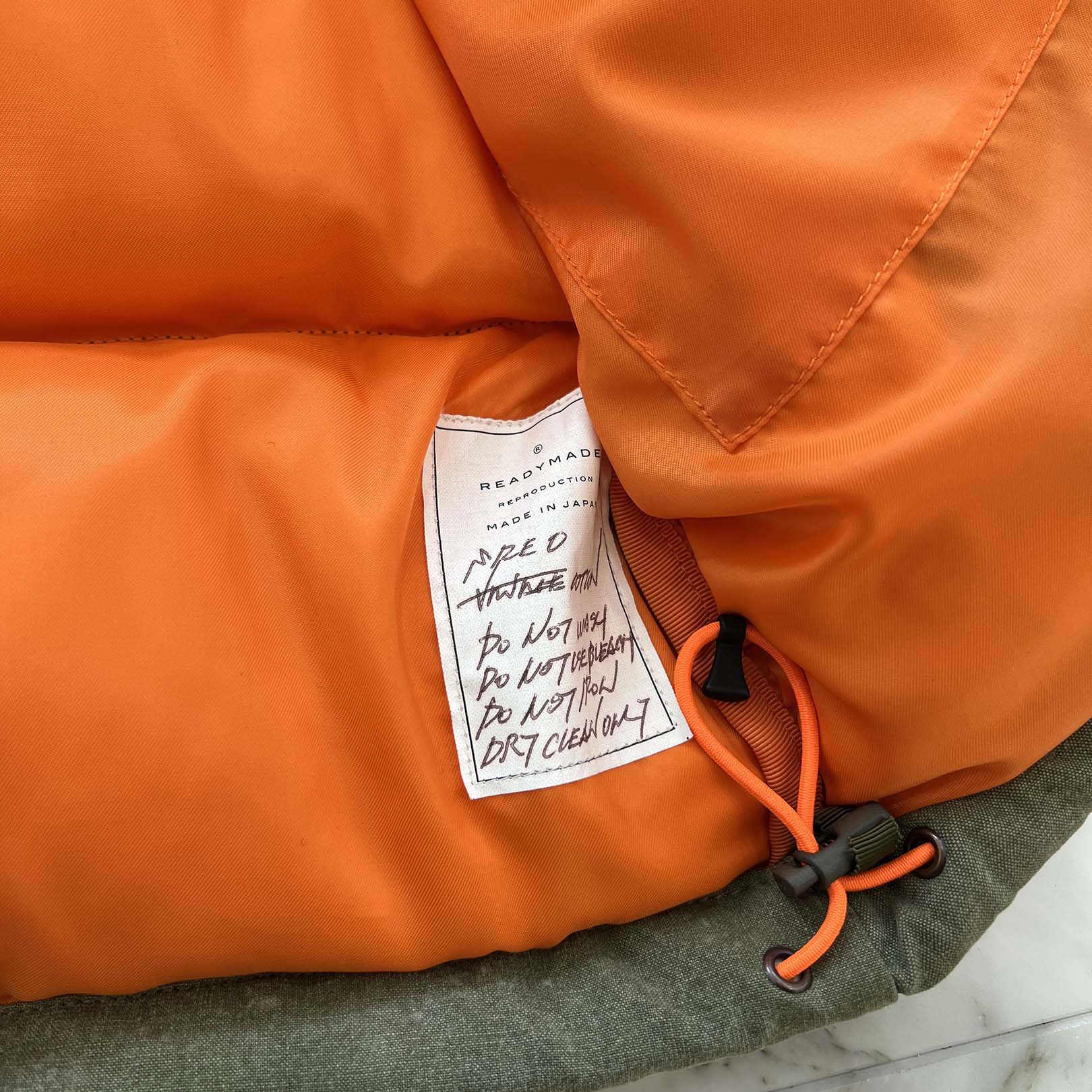 READYMADE 2TONE Down Jacket RE-CO-KH-00-00-39 Size 0 レディメイド 2トーン ダウンジャケット サイズ0