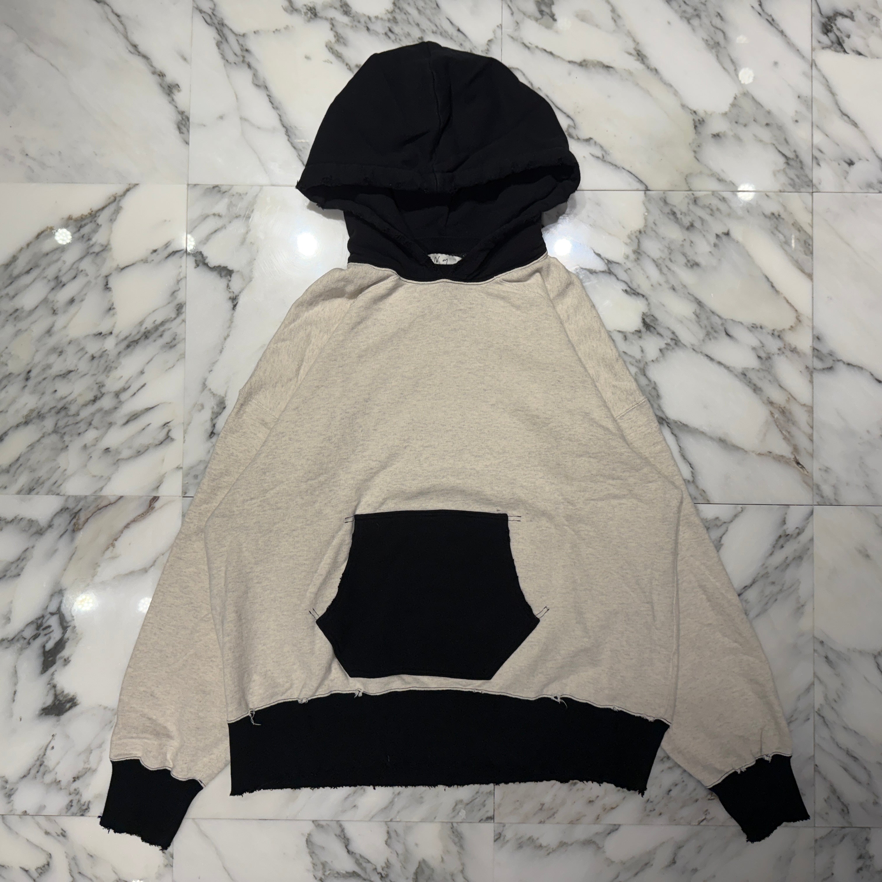 ANCELLM 2tone Aging Hoodie ANC-CT45 Size 2 アンセルム ツートーン エイジング フーディー サイズ2