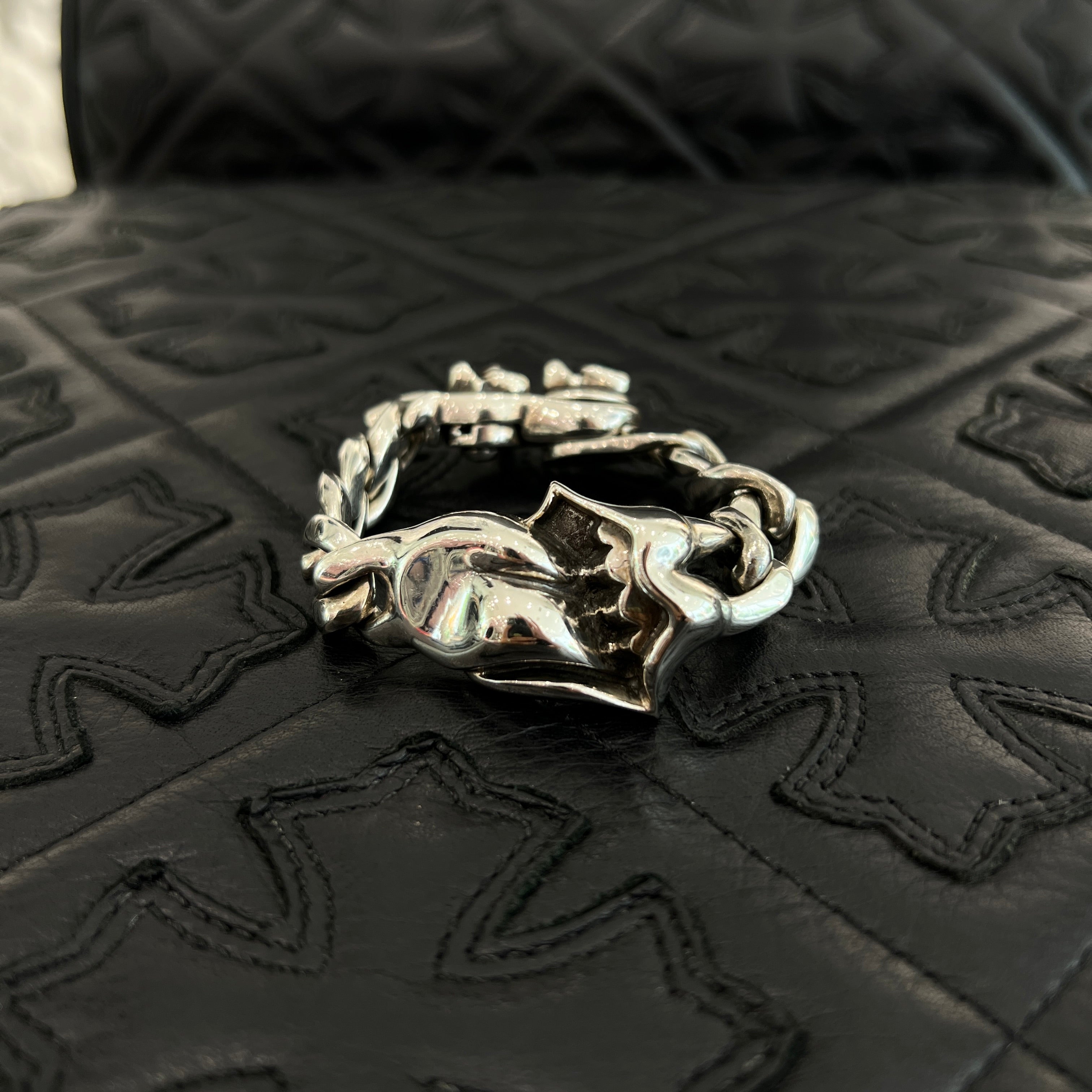 CHROME HEARTS × Rolling Stones Lip & Tongue Classic Chain