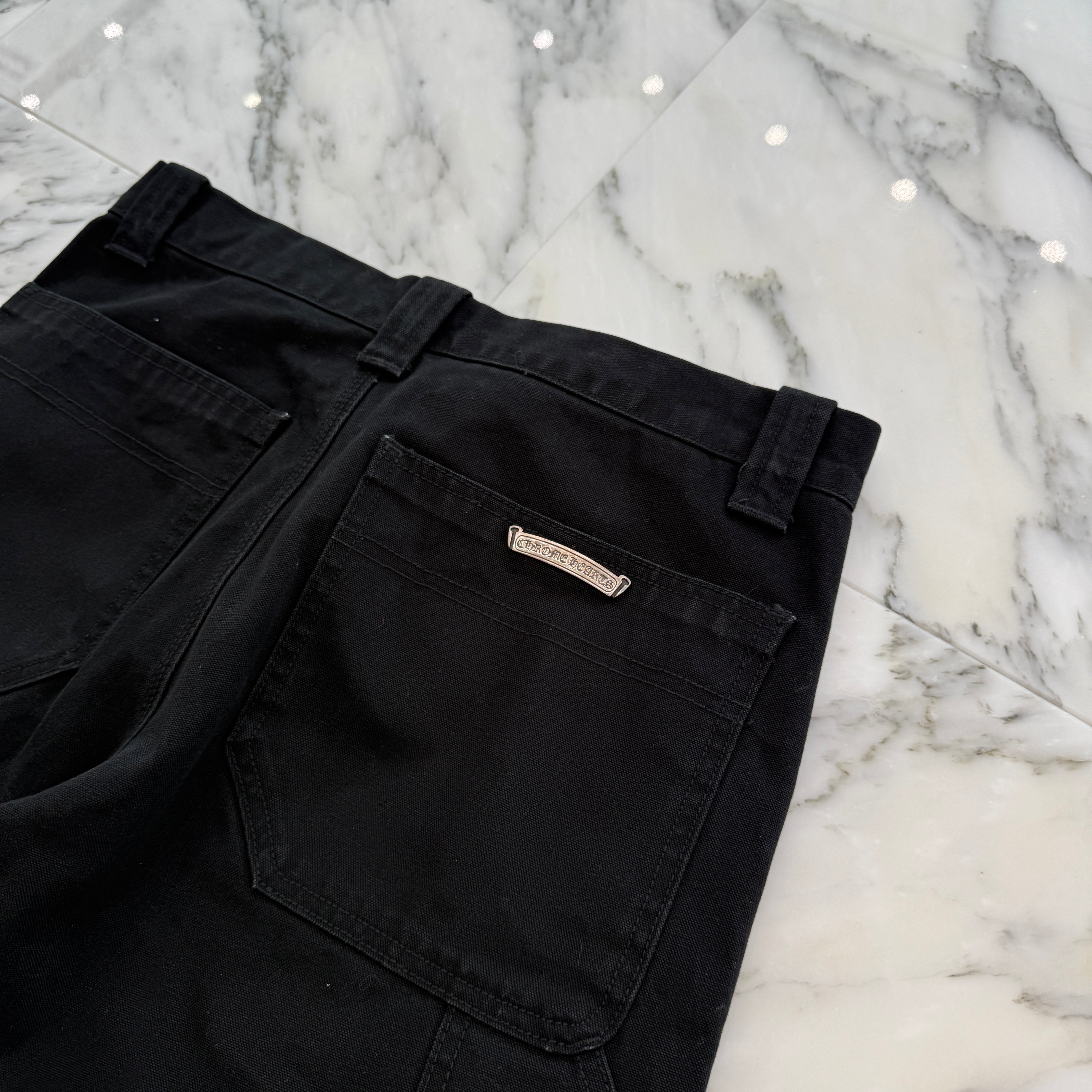 CHROME HEARTS Carpenter Cross Ball Button Denim Pants Size 32 クロムハーツ カーペンター クロスボールボタン デニムパンツ サイズ32