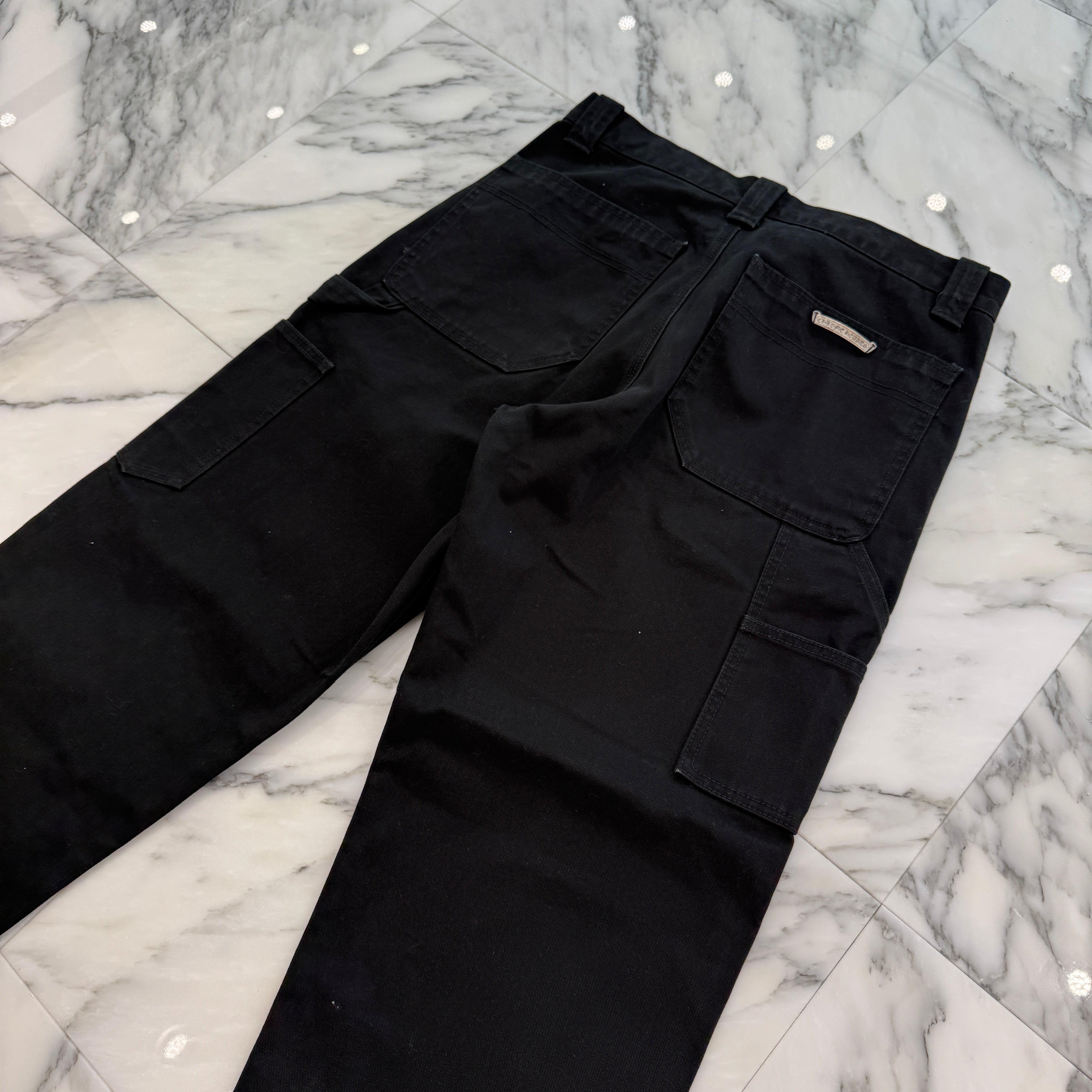 CHROME HEARTS Carpenter Cross Ball Button Denim Pants Size 32 クロムハーツ カーペンター クロスボールボタン デニムパンツ サイズ32