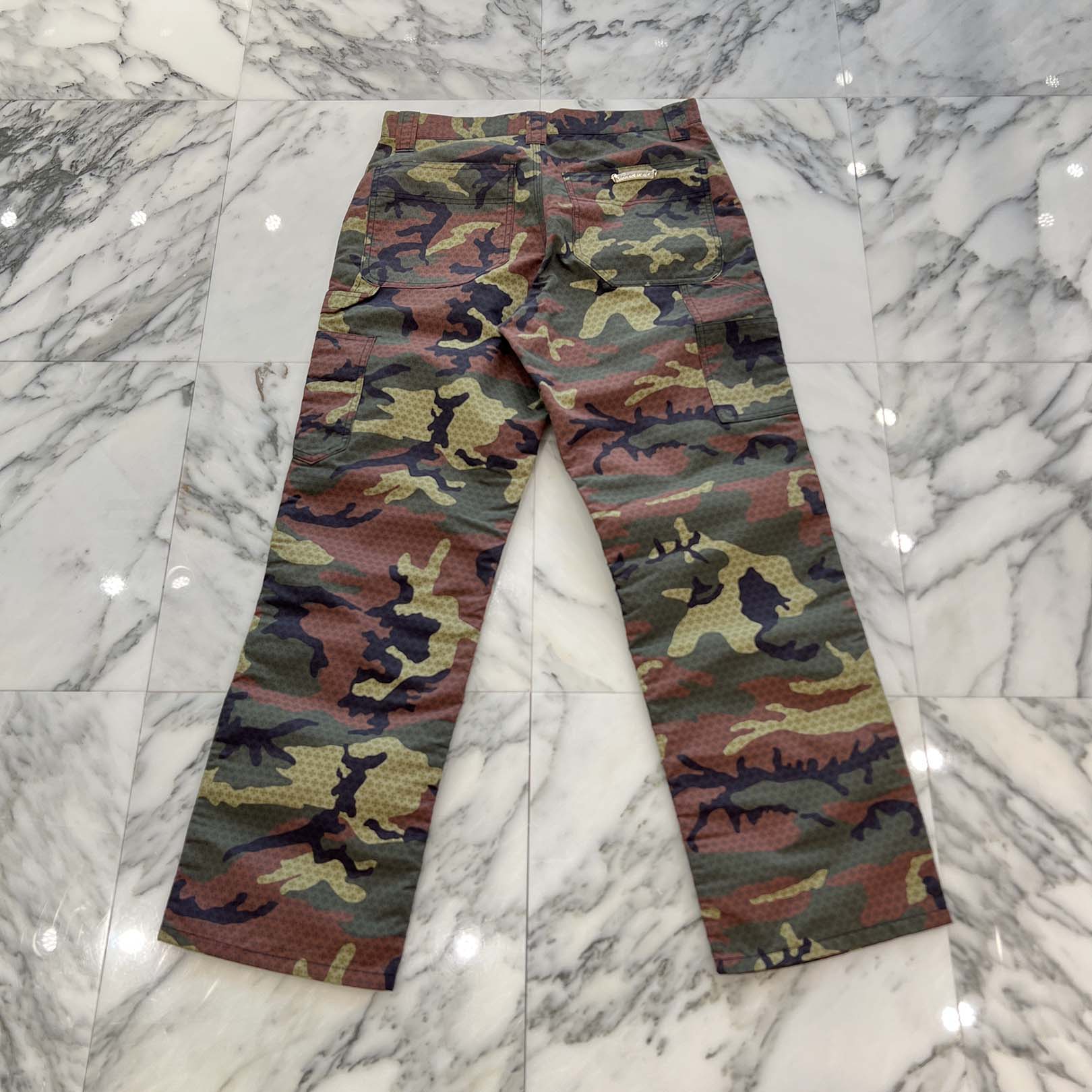 CHROME HEARTS Carpenter Cross Ball Button Camo Pants Size 30 クロムハーツ カーペンター クロスボールボタン カモパンツ サイズ30