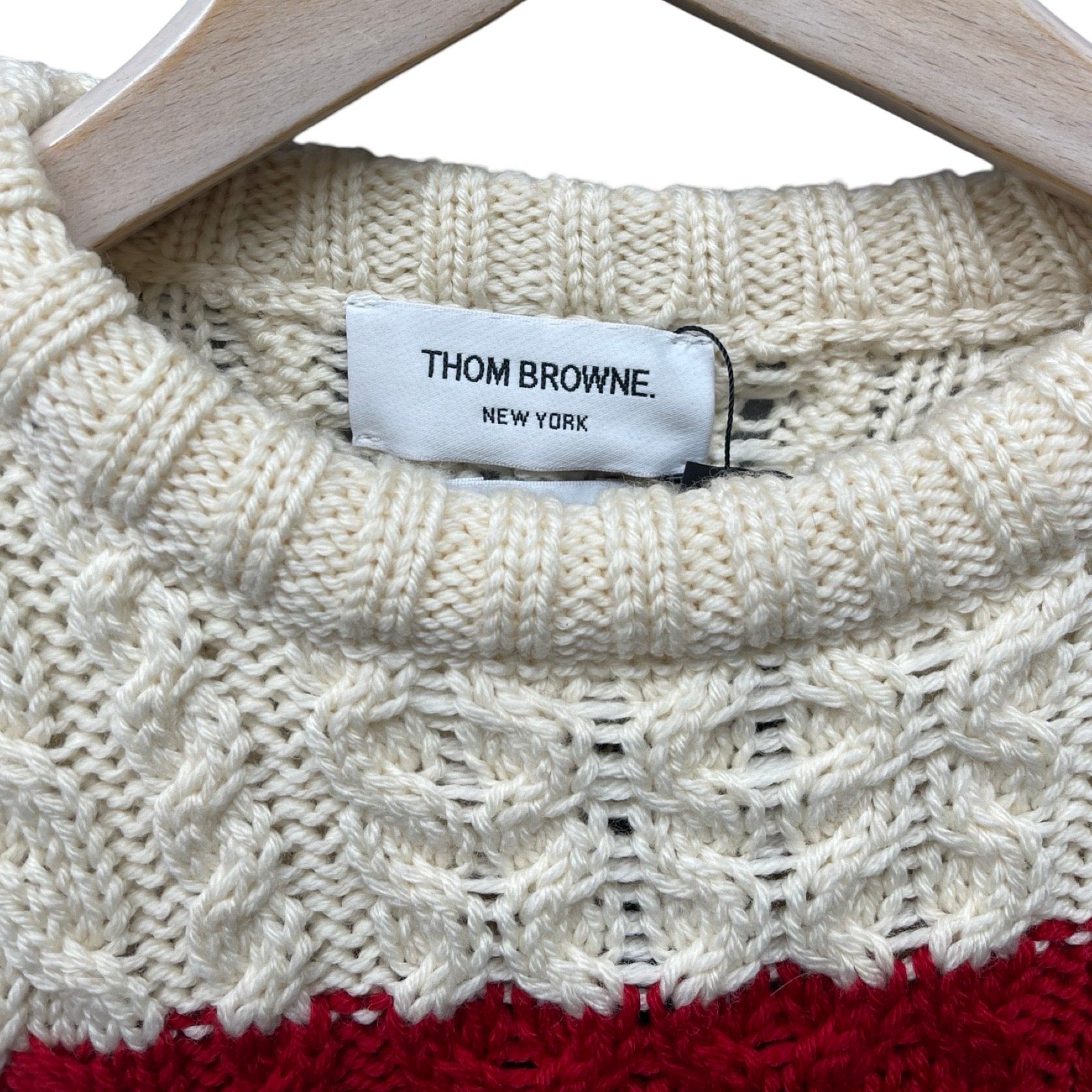 THOM BROWNE 2019AW Trico Roll Knit Sweater FKA020A00012 A1153CB0880 Size 42