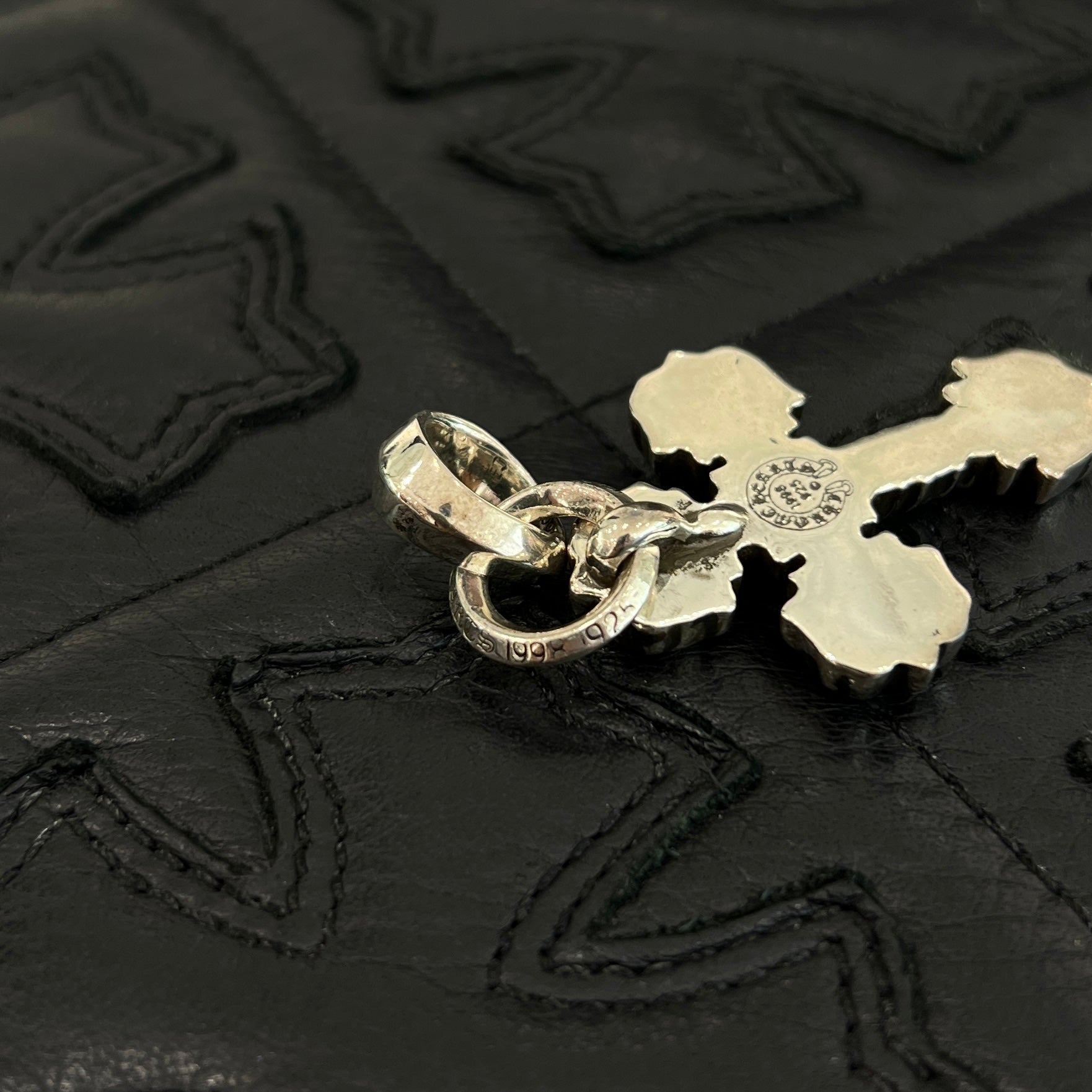 CHROME HEARTS Filigree CH Cross XS Pendant Top With Bail クロム
