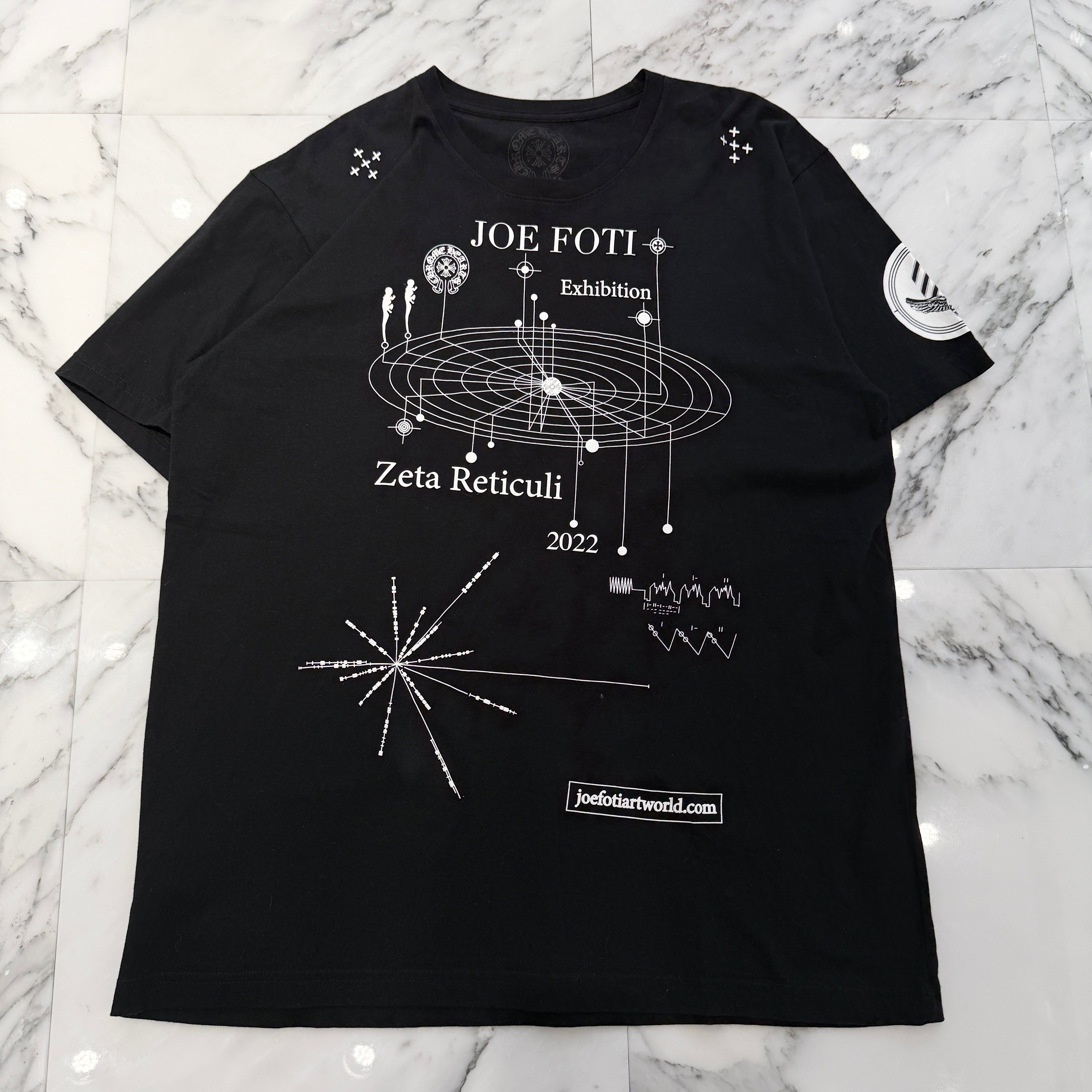 CHROME HEARTS 2022SS JOE FOTI Limited Exhibition Graphic Print Tee Size XL クロムハーツ ジョーフォティ リミテッド エキシビジョン グラフィック プリント Tシャツ サイズXL