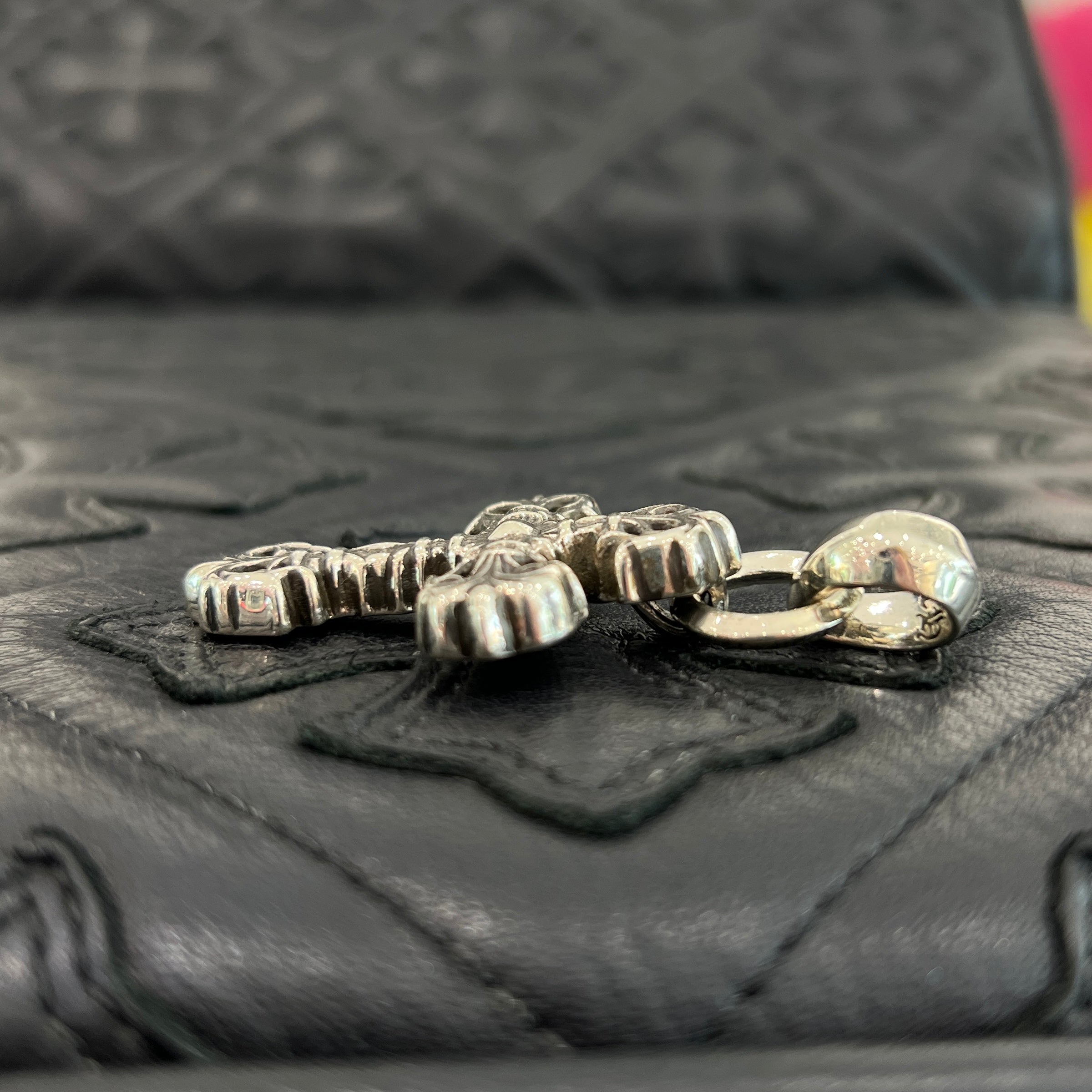 CHROME HEARTS Filigree CH Cross XS Pendant Top With Bail クロムハーツ フィリグリー CHクロス XS ペンダントトップ ウィズ ベイル