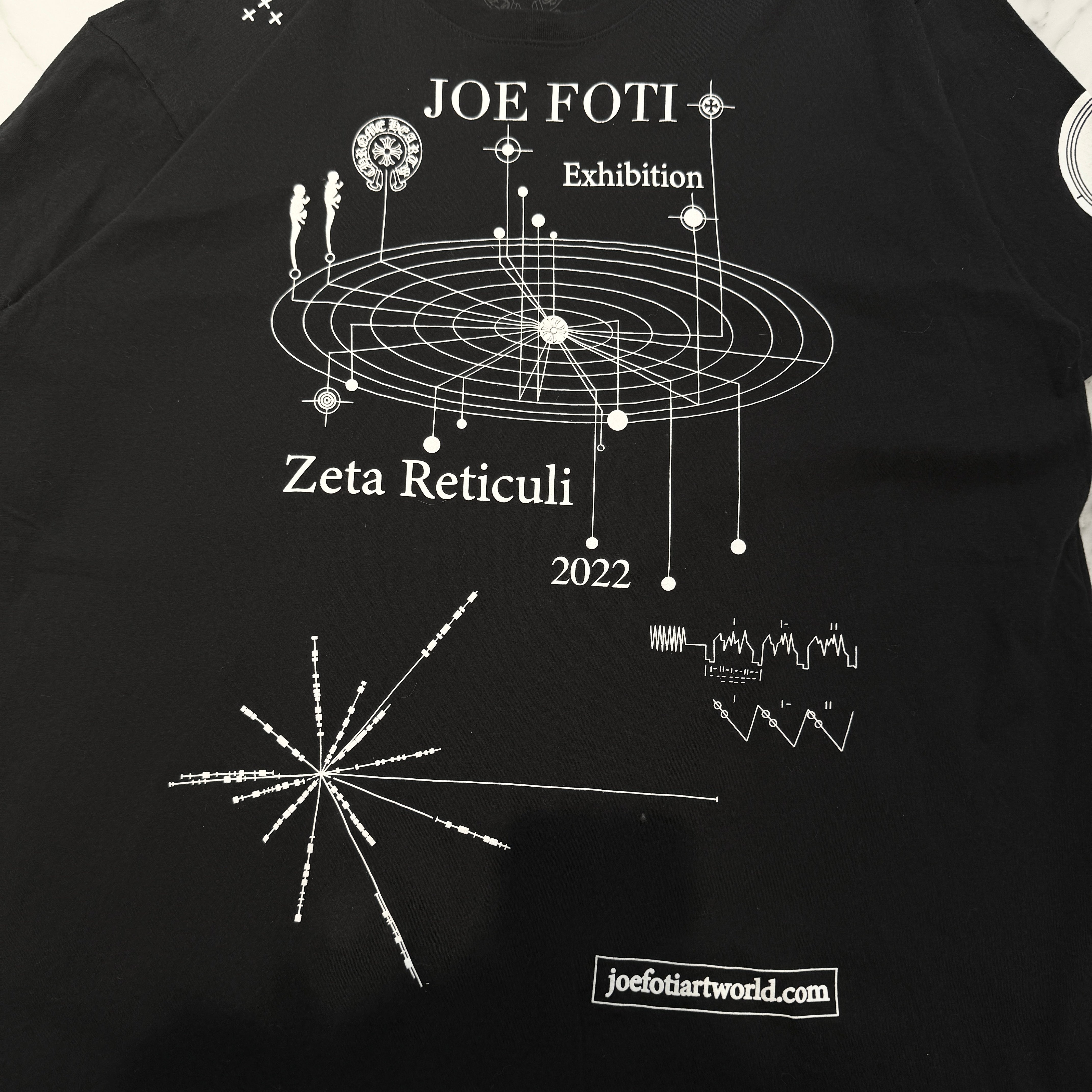 CHROME HEARTS 2022SS JOE FOTI Limited Exhibition Graphic Print Tee Size XL クロムハーツ ジョーフォティ リミテッド エキシビジョン グラフィック プリント Tシャツ サイズXL