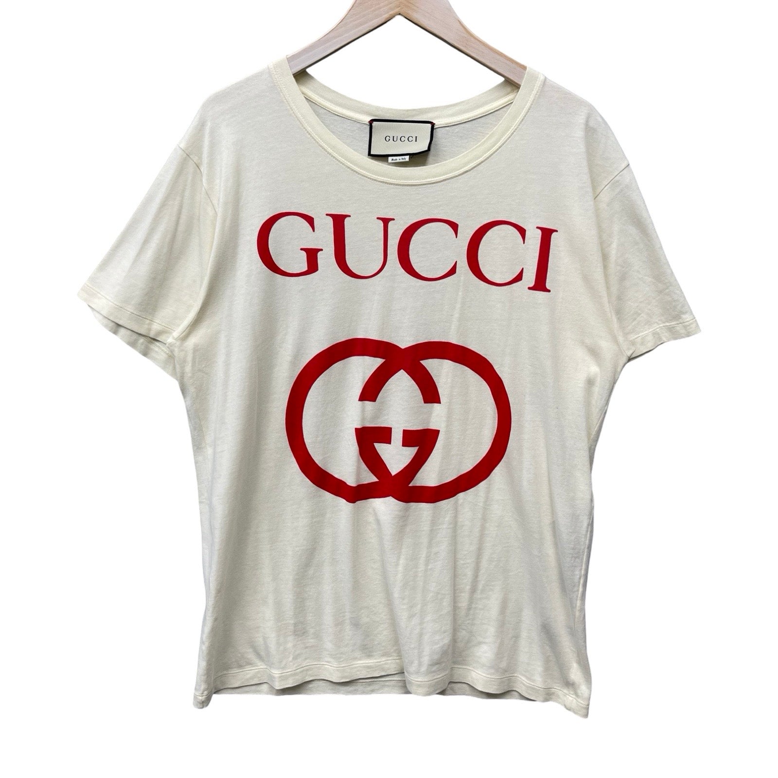 GUCCI 2021AW Interlocking G Tee 493117 X3Q35 Size XS
