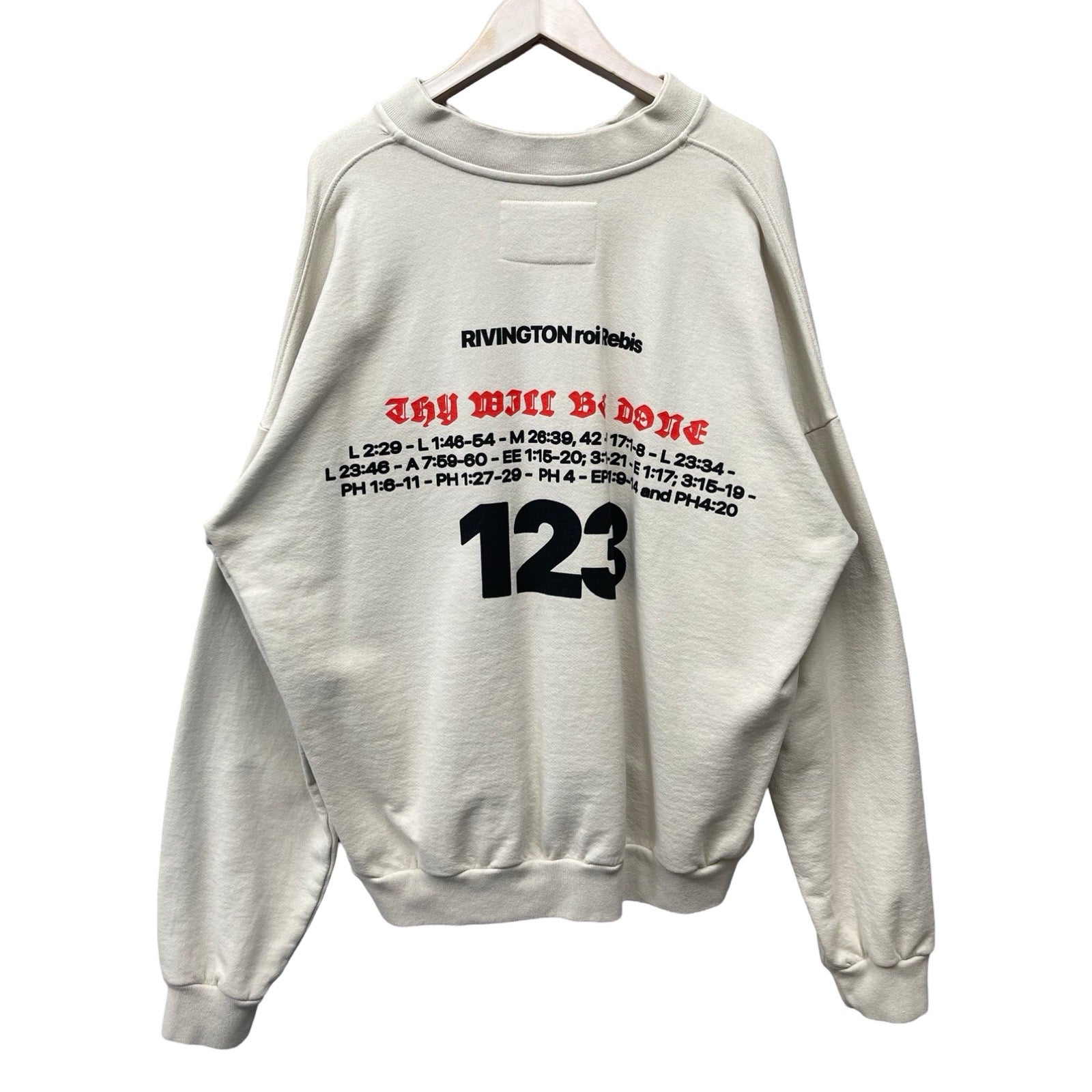 RRR123 RIVINGTON roi Rebis YHWH CREWNECK Size 1