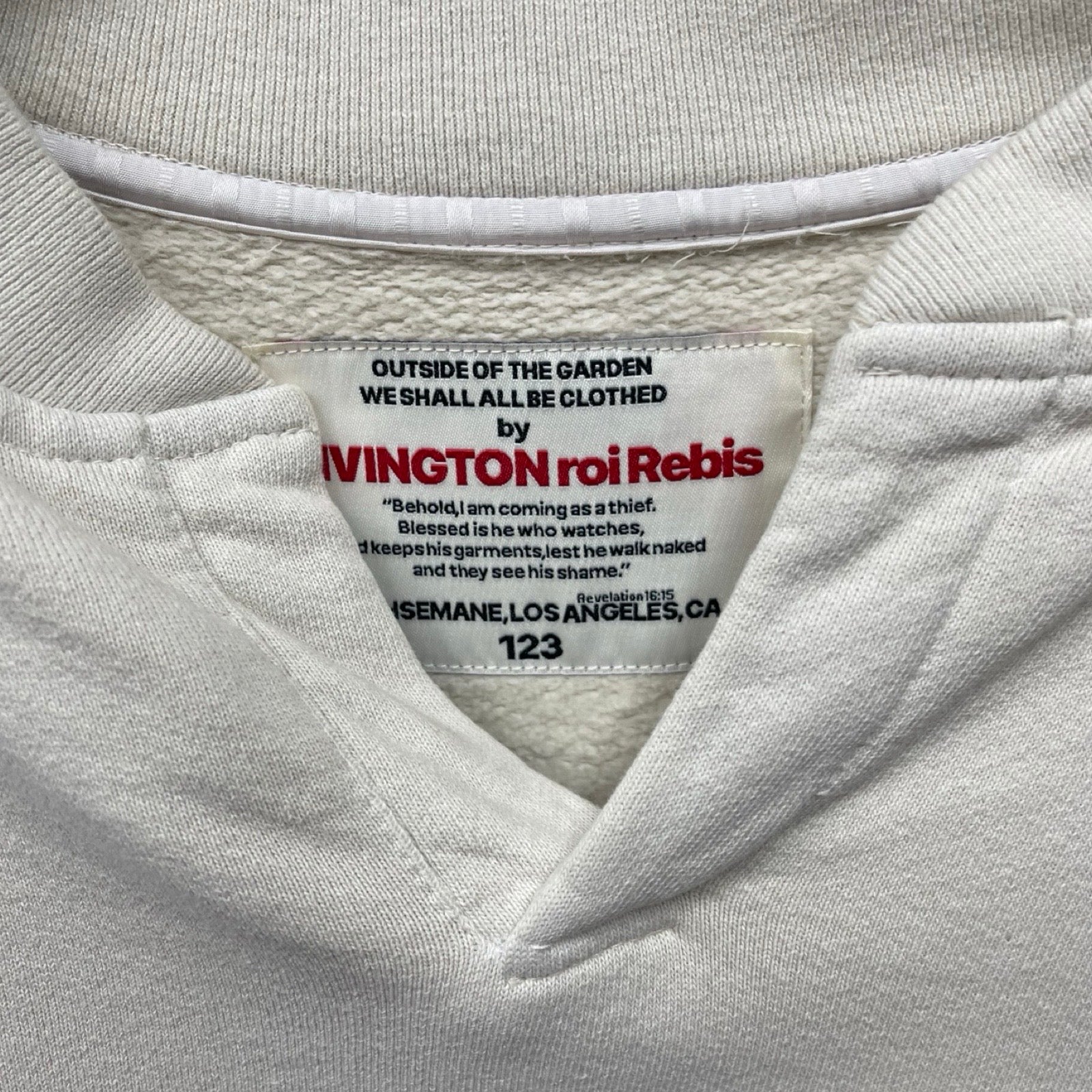 RRR123 RIVINGTON roi Rebis YHWH CREWNECK Size 1 – MEMENTOS ONLINE SHOP