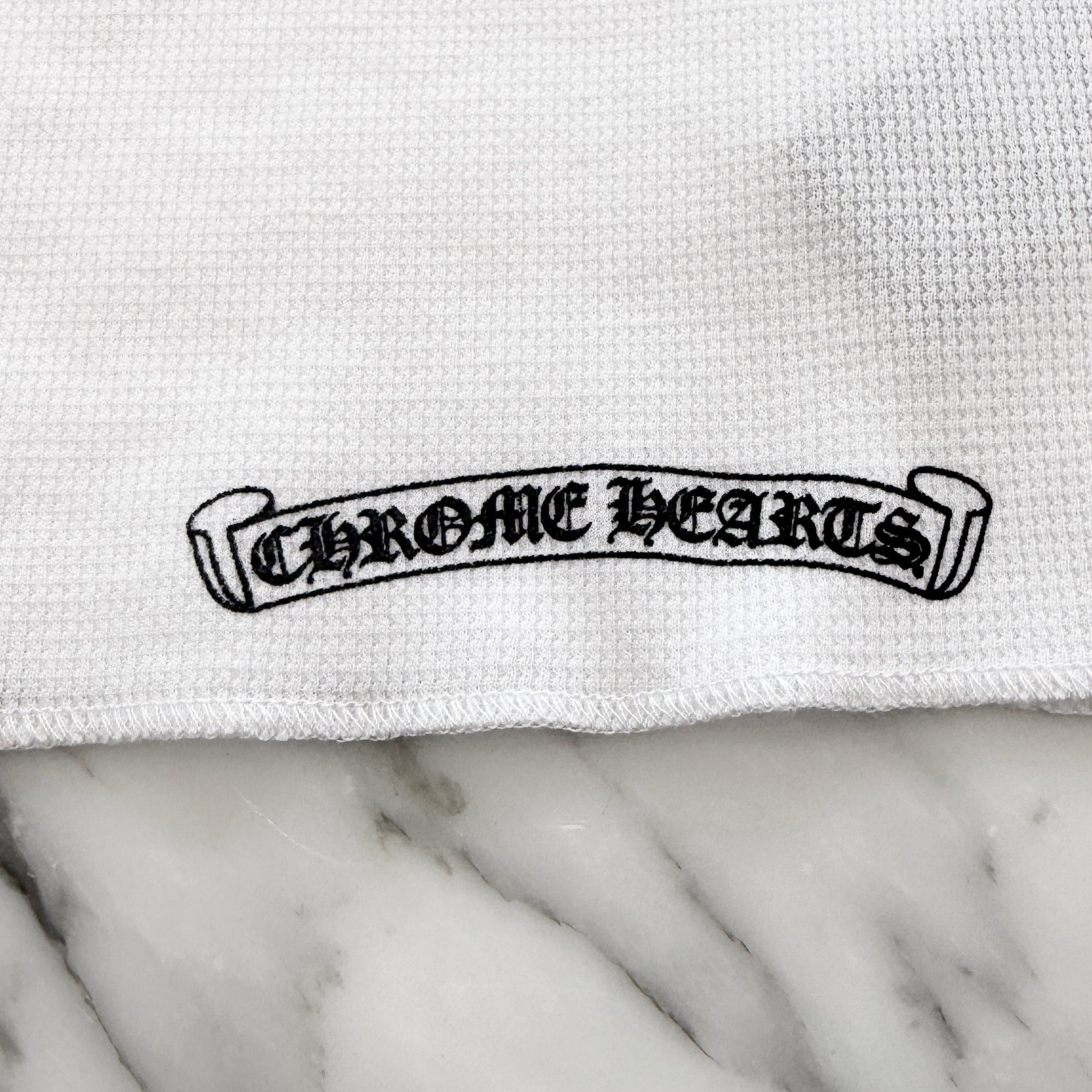 CHROME HEARTS 2025SS Scroll Label Arm Logo Print Thermal Long Sleeve Tee Size XL クロムハーツ スクロールラベル アームロゴプリント  サーマル ロングスリーブ Tシャツ サイズXL