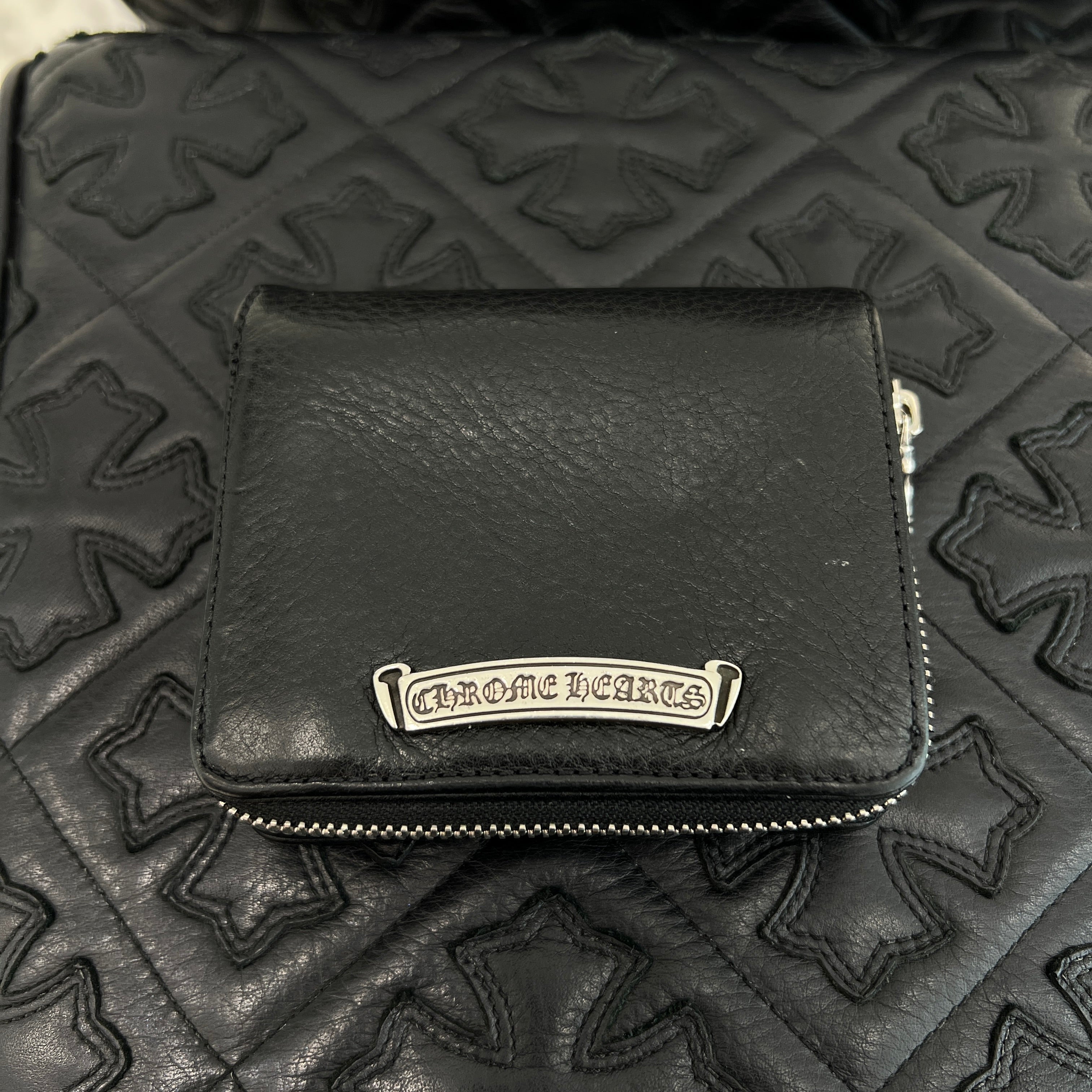 CHROME HEARTS Square Zip Bill Wallet クロムハーツ スクエアジップ ビルウォレット