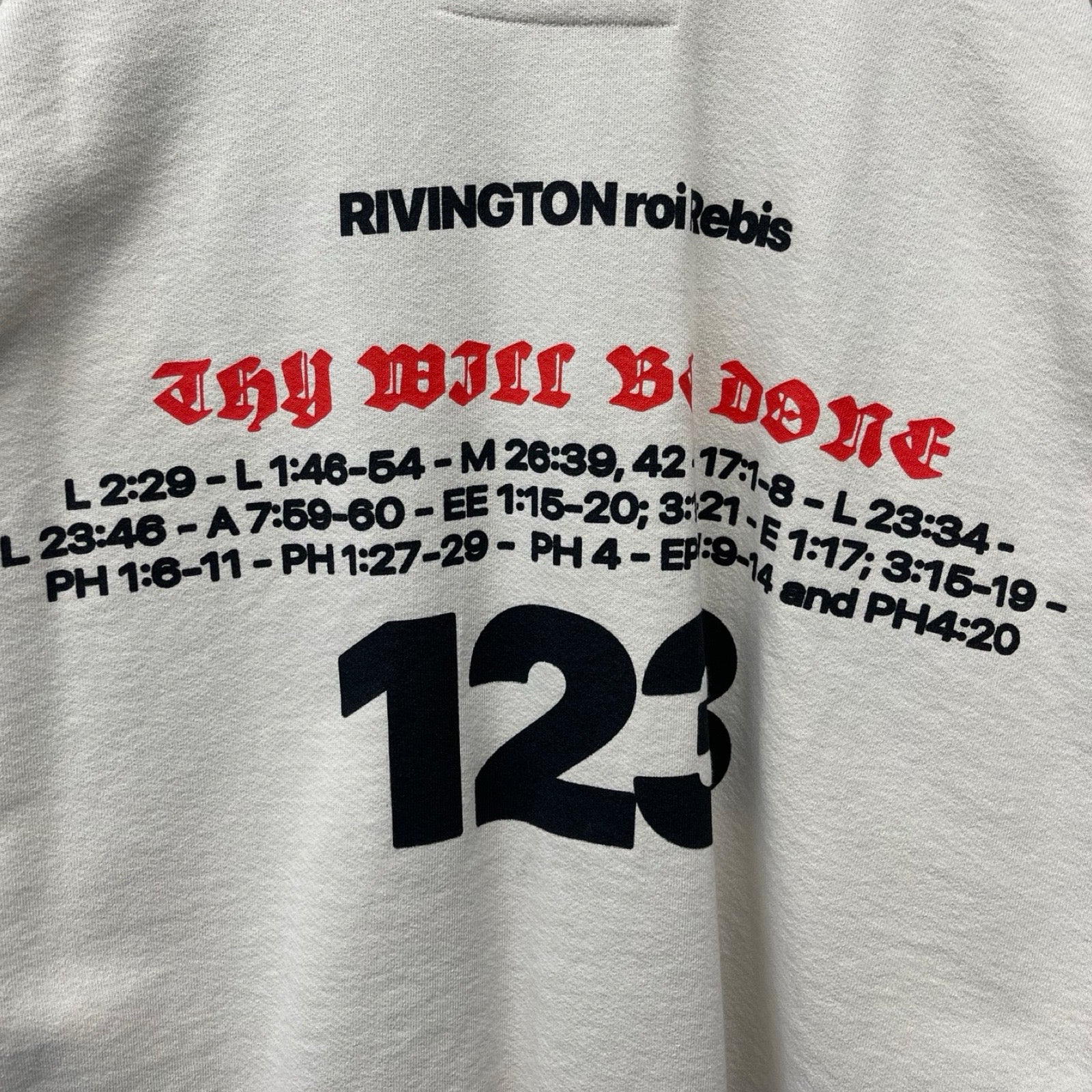RRR123 RIVINGTON roi Rebis YHWH CREWNECK Size 1