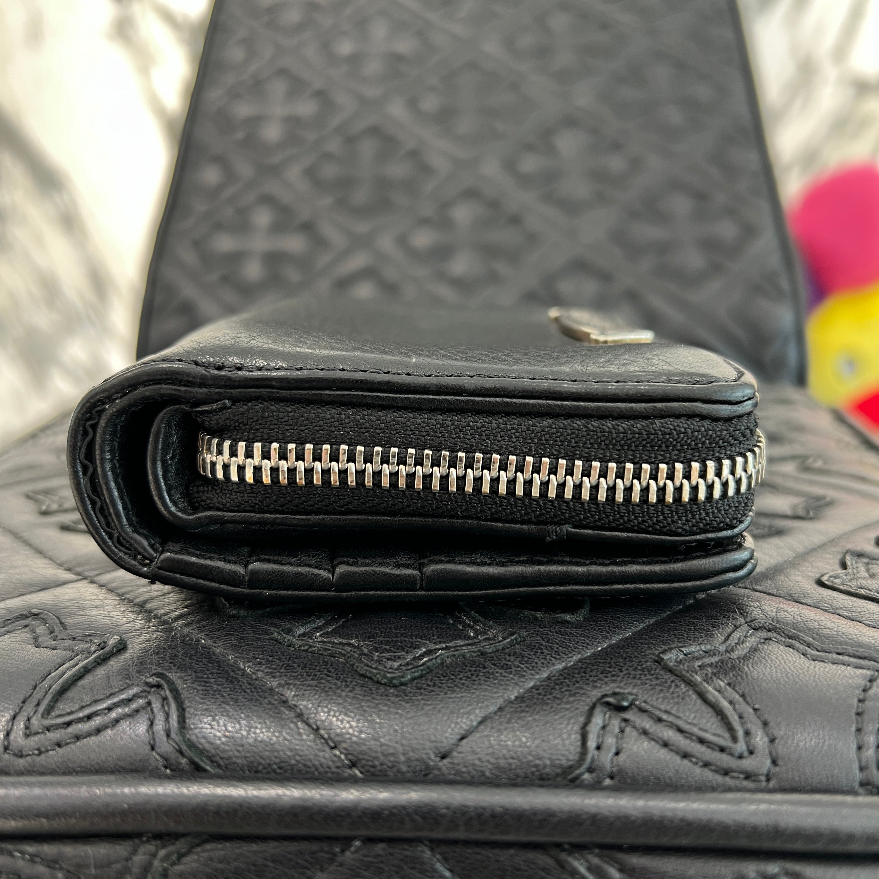CHROME HEARTS Square Zip Bill Wallet クロムハーツ スクエアジップ 