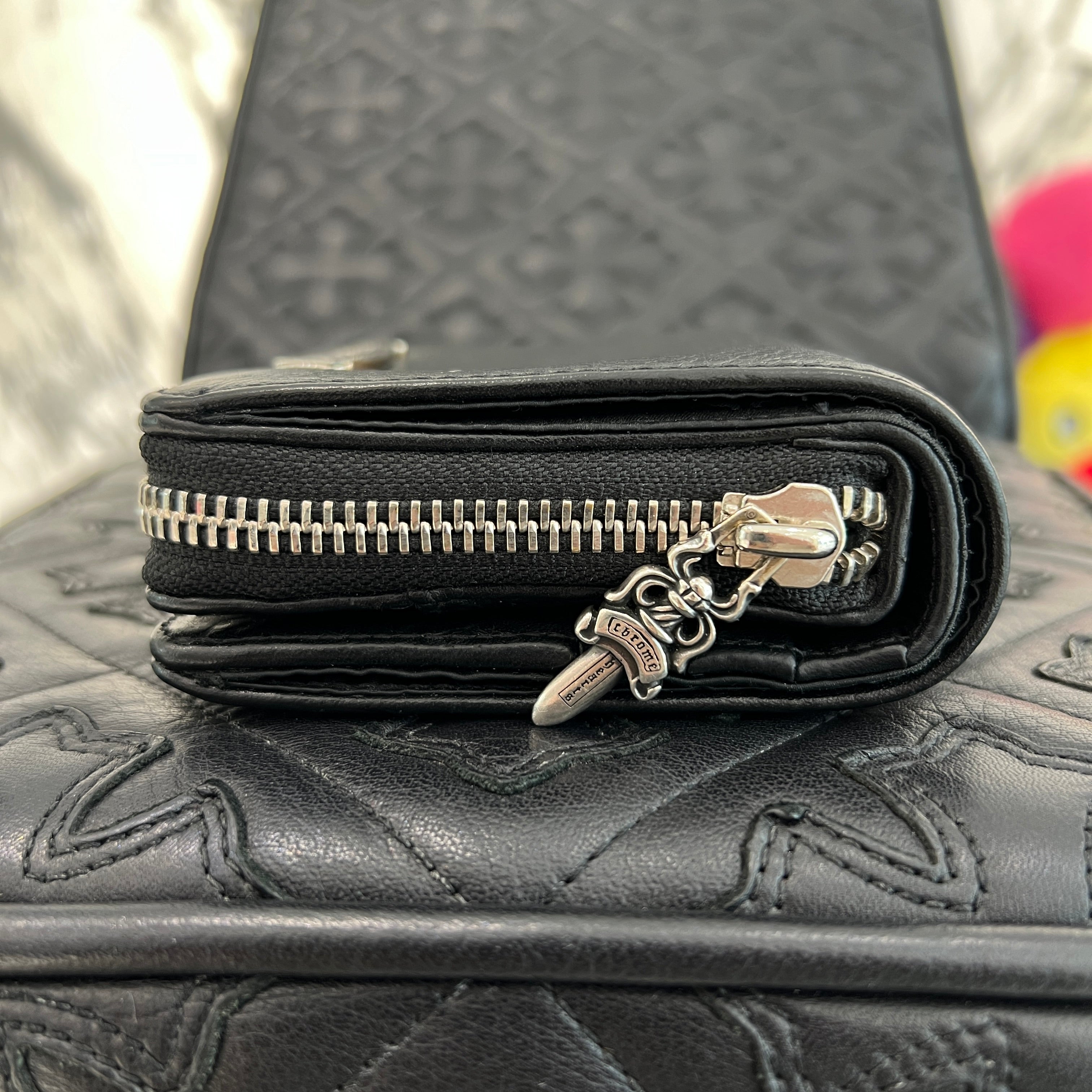 CHROME HEARTS(クロムハーツ) ZIP BILL スクエアジップビル CHROME HEARTS Square Zip Bill Wallet クロムハーツ スクエア