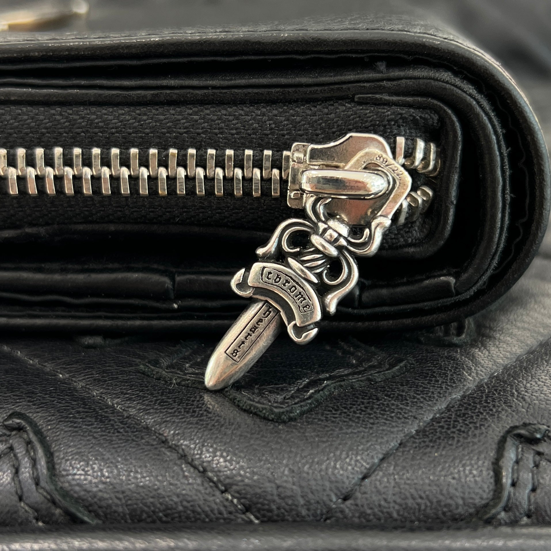 CHROME HEARTS Square Zip Bill Wallet クロムハーツ スクエアジップ ビルウォレット