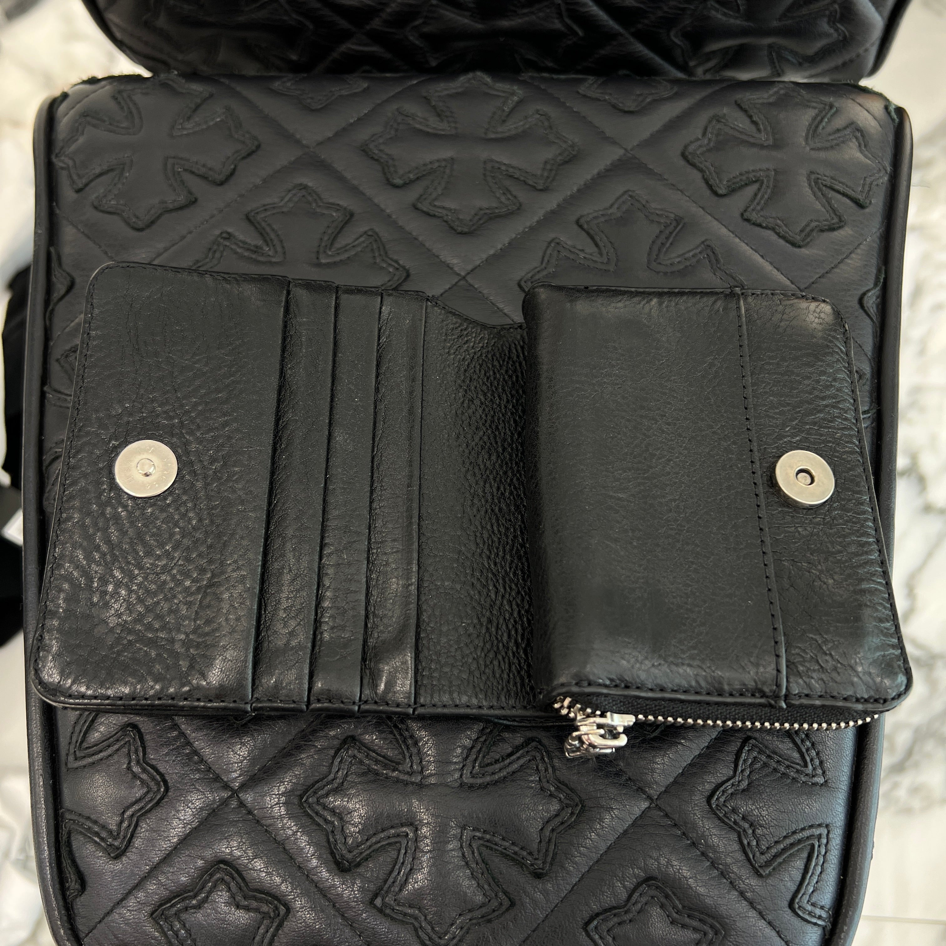 CHROME HEARTS Square Zip Bill Wallet クロムハーツ スクエアジップ ビルウォレット