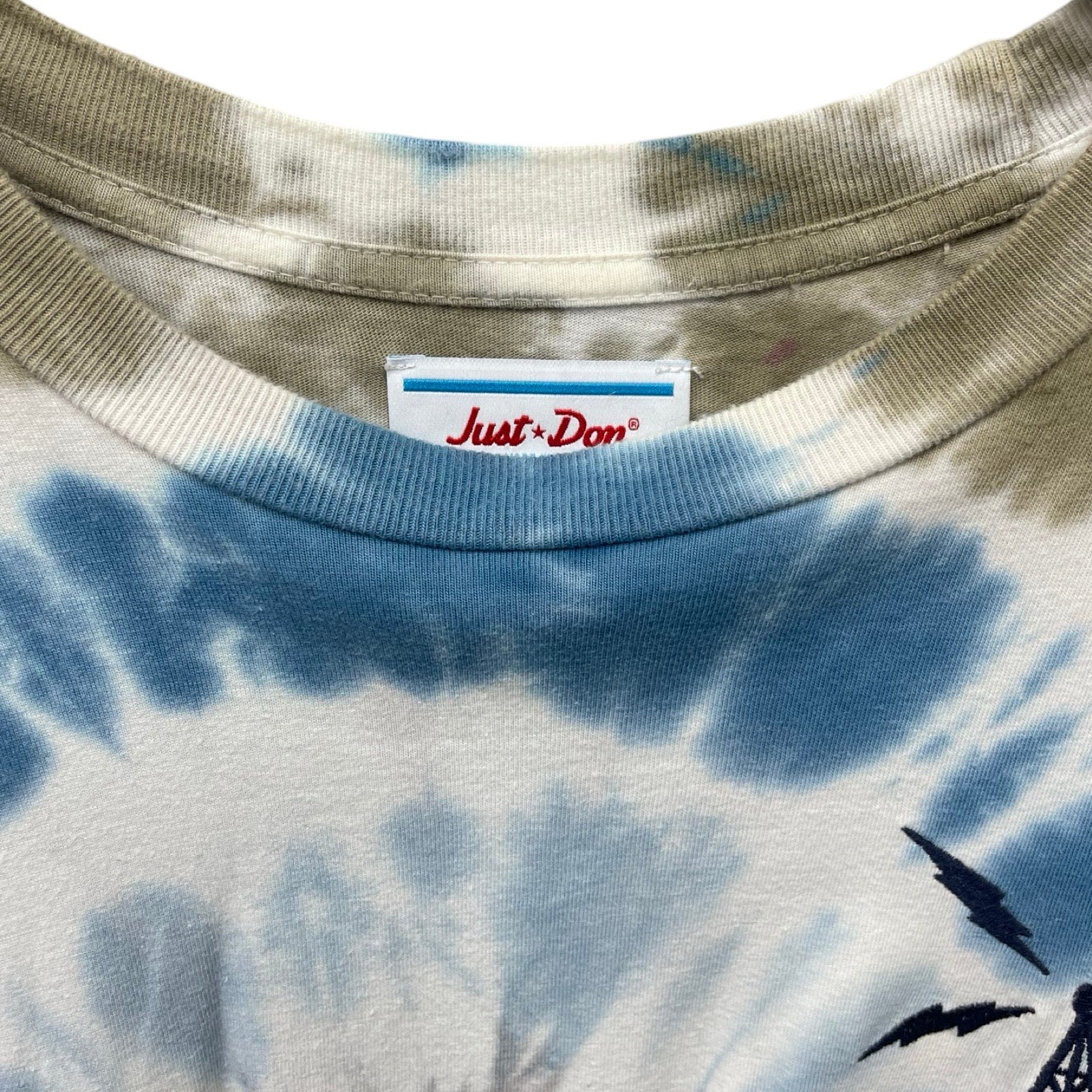 JUST DON Tie Dye Record Row Long-Sleeve T-Shirt 'Multicolor' Size L