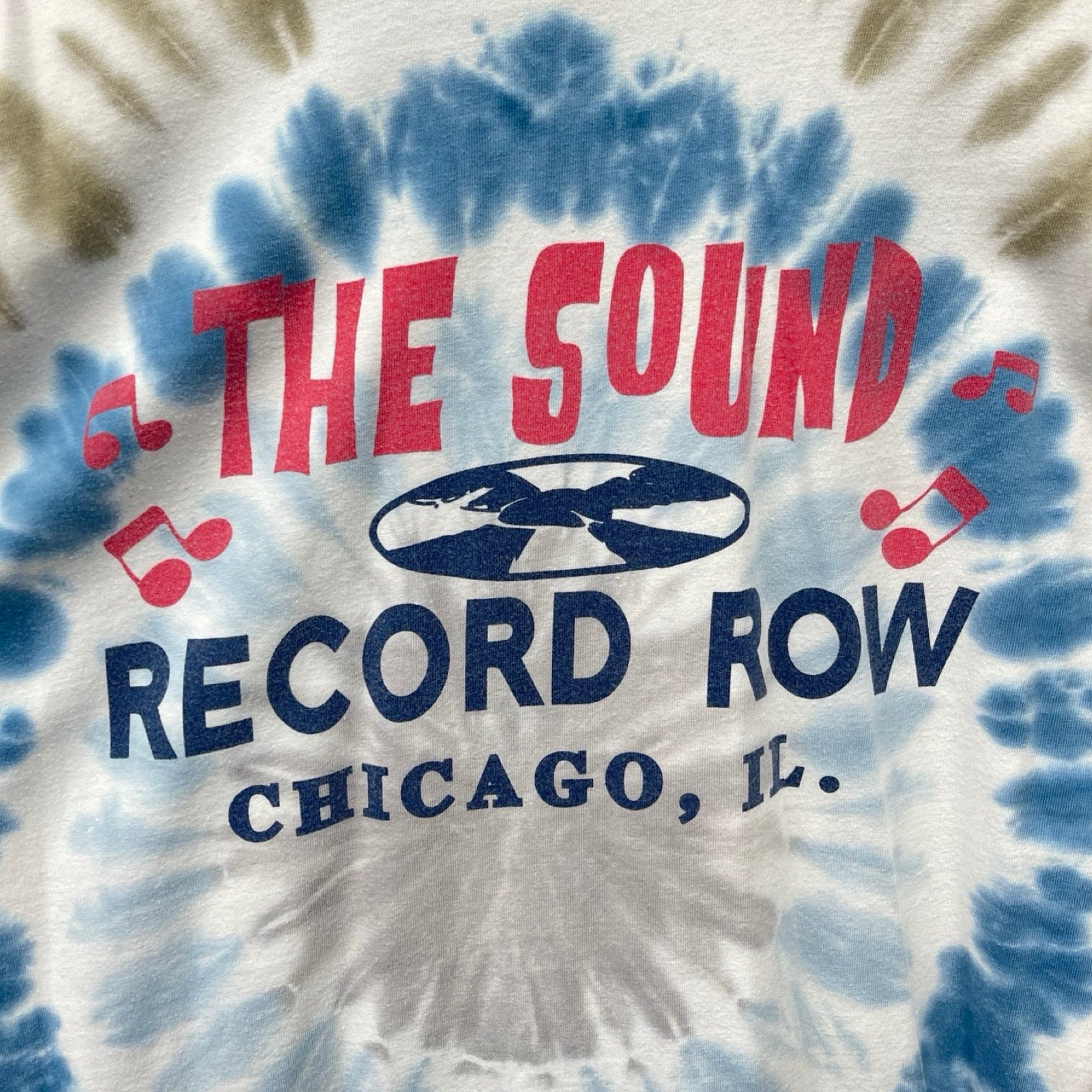 JUST DON Tie Dye Record Row Long-Sleeve T-Shirt 'Multicolor' Size L