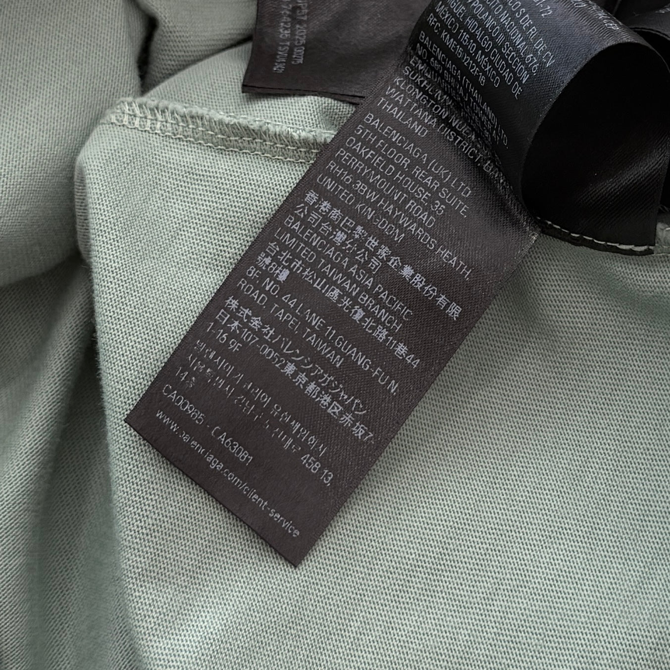 BALENCIAGA 2025SS Double B Logo Print Tee 764235 TSVU4 Size L バレンシアガ ダブルBロゴ プリント Tシャツ サイズL