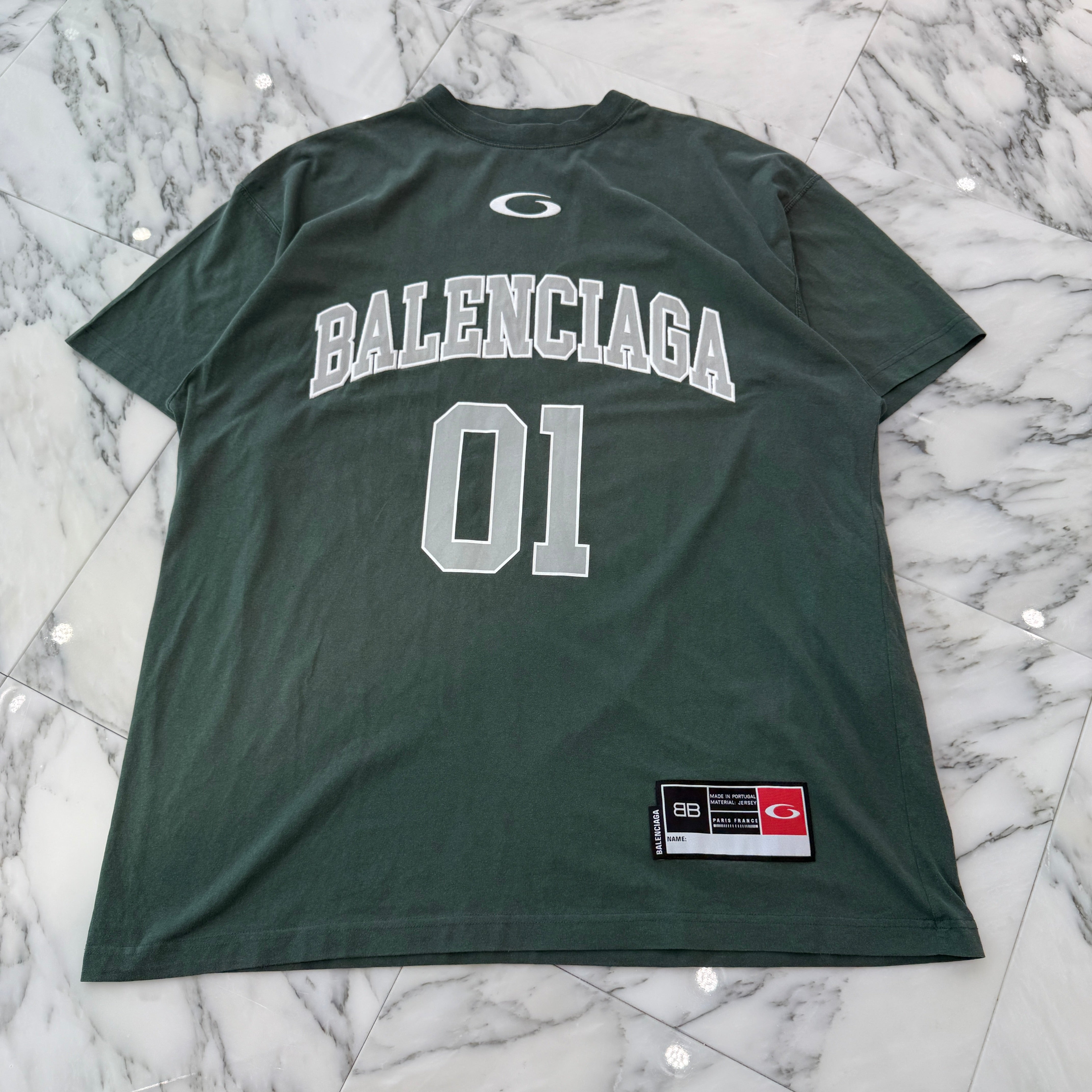 BALENCIAGA 2025SS Basketball Oversize Tee 850353 TTVG2 Size M バレンシアガ バスケットボール オーバーサイズ Tシャツ サイズM