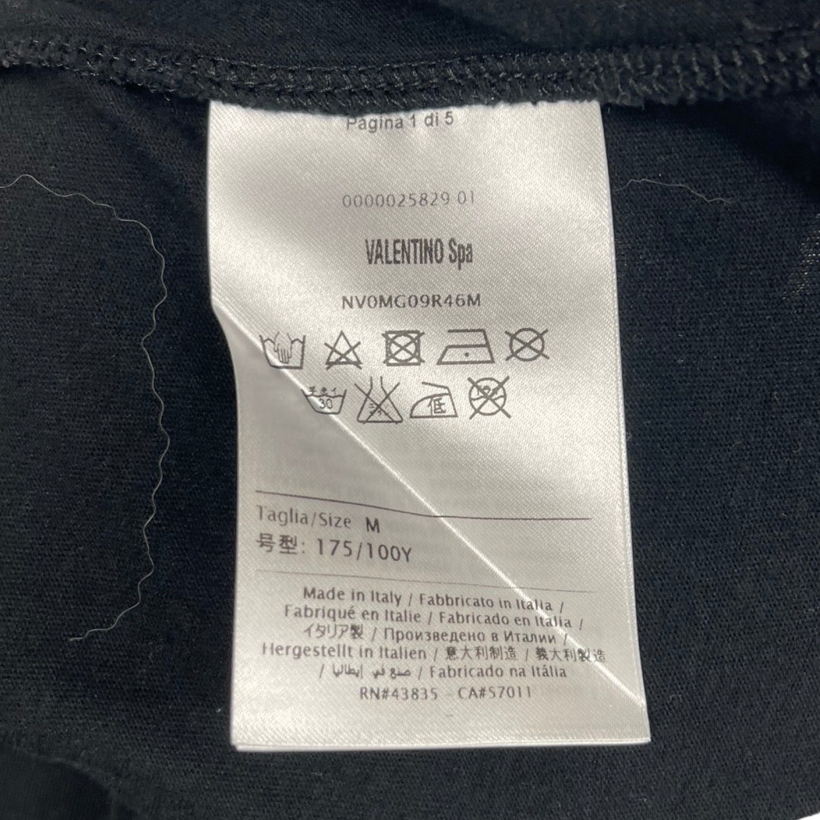 VALENTINO × Jamie Reid Star 2020SS Print Tee NV0MG09R46M Size M