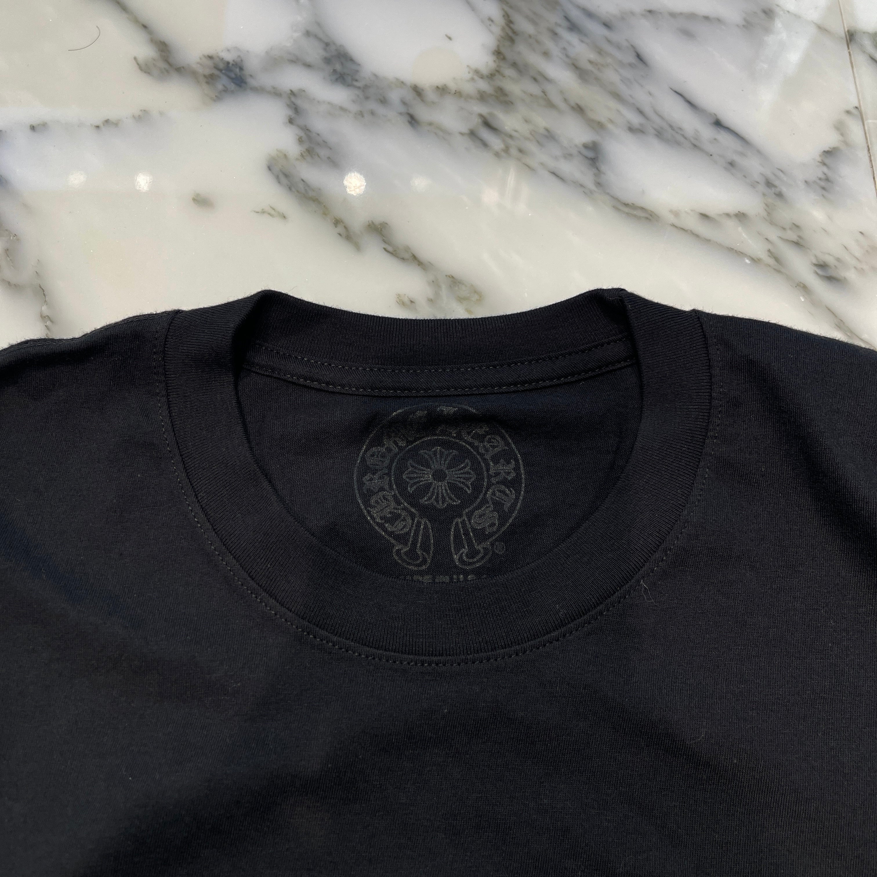 三*ん様 国内正規品　クロムハーツ　フローラルクロスホースシュー　ロングスリーブ CHROME HEARTS Manchester Limited Floral Cross Horseshoe Long