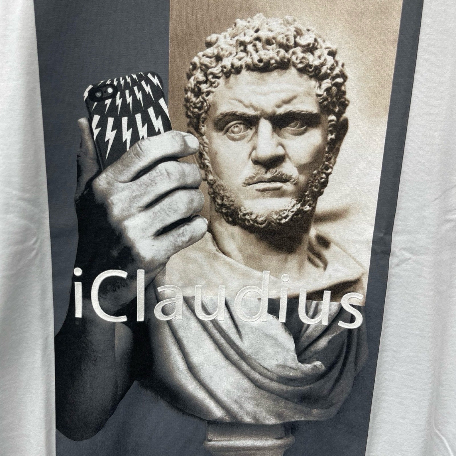 NEIL BARRETT 2019SS i Claudius Print Tee PBJT489B L531S Size L