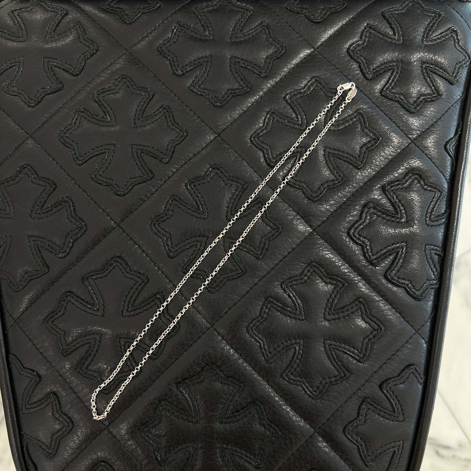 CHROME HEARTS Roll Chain Necklace Size 18 Inch クロムハーツ ロール