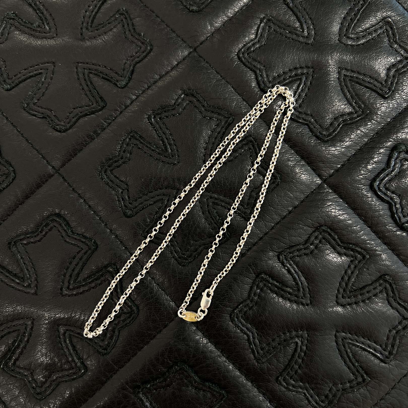 CHROME HEARTS Roll Chain Necklace Size 18 Inch クロムハーツ ロール