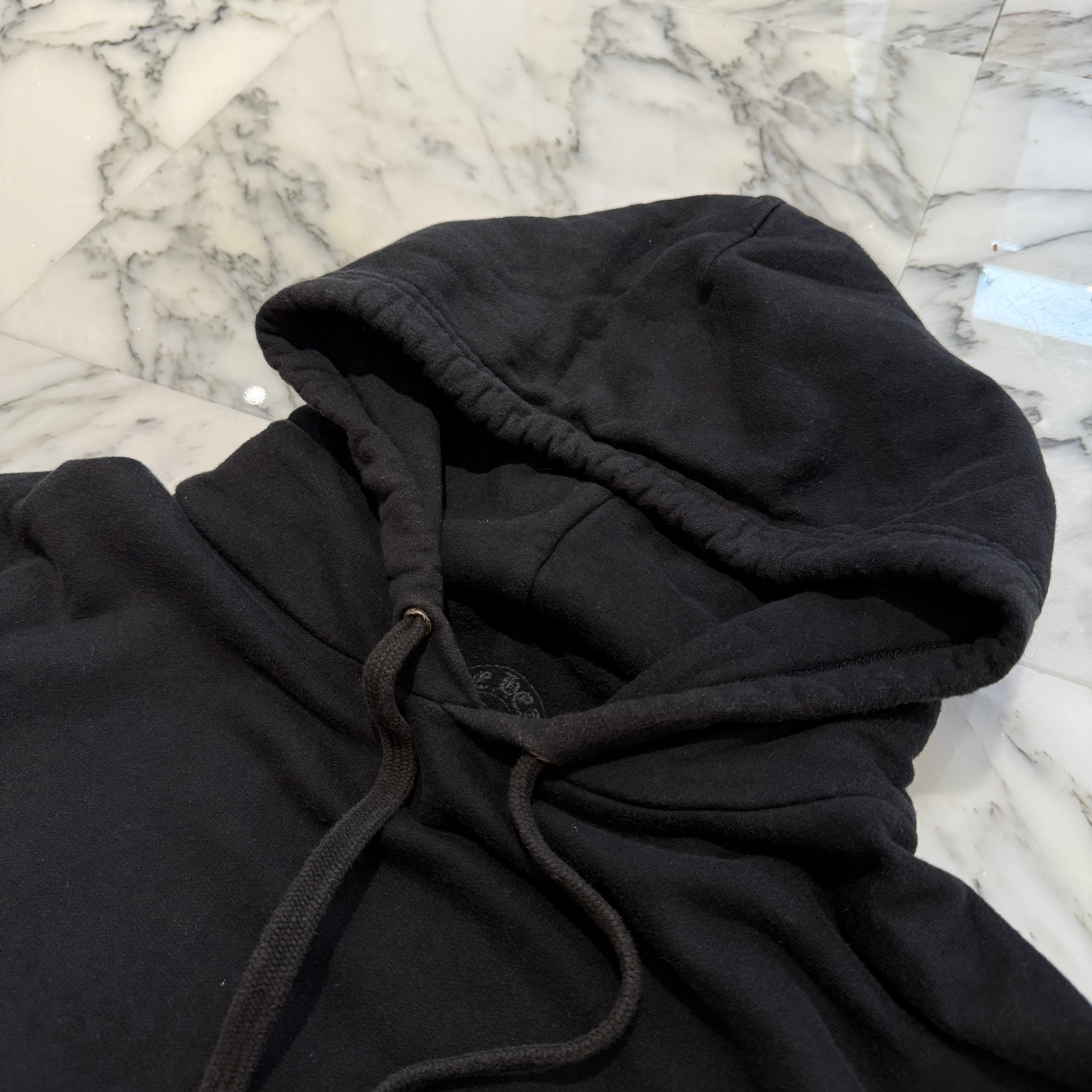 CHROME HEARTS Floral Cross Horseshoe Pullover Hoodie Size XL クロムハーツ フローラルクロスホースシュー プルオーバーフーディ サイズXL