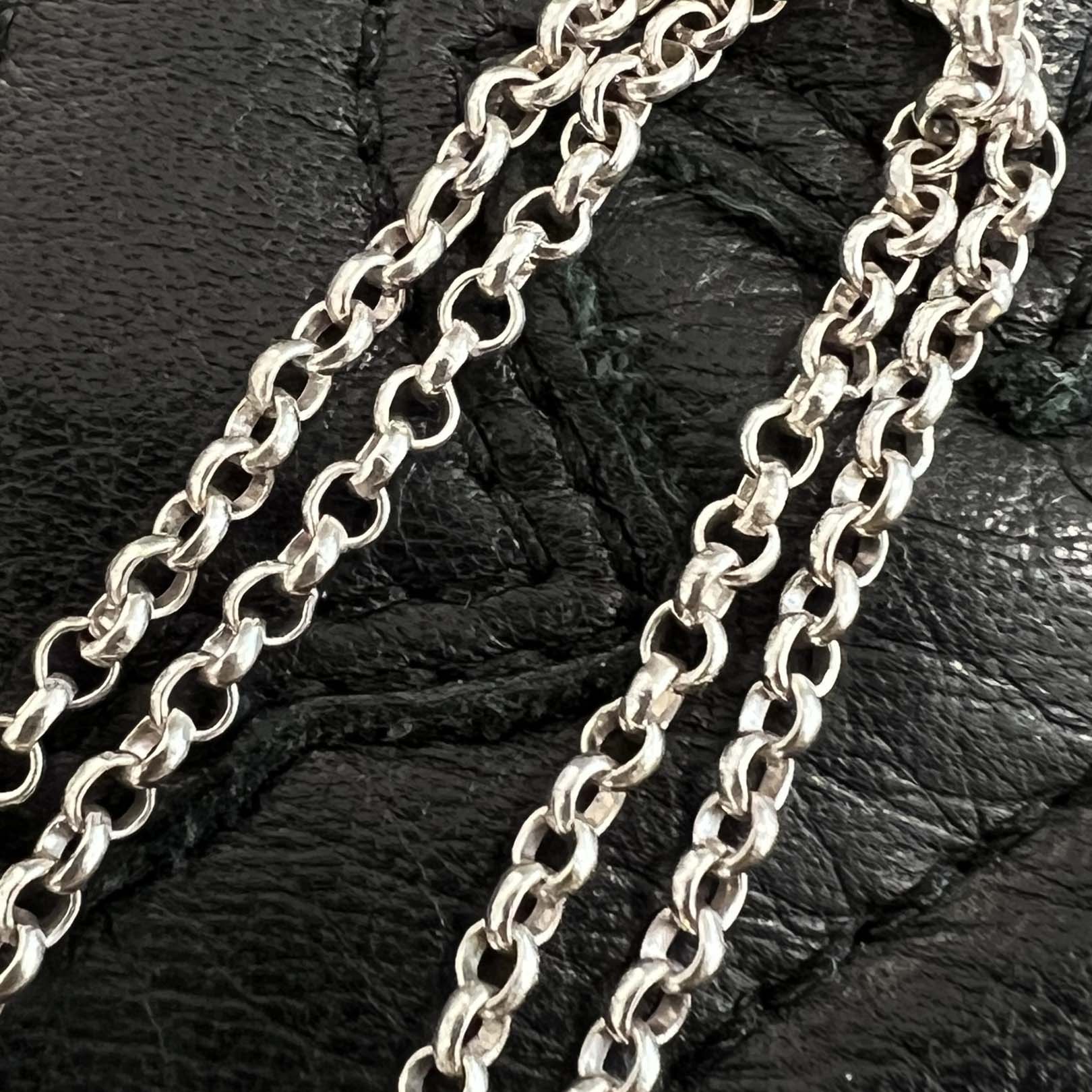 CHROME HEARTS Roll Chain Necklace Size 18 Inch クロムハーツ ロールチェーン ネックレス サイズ18インチ