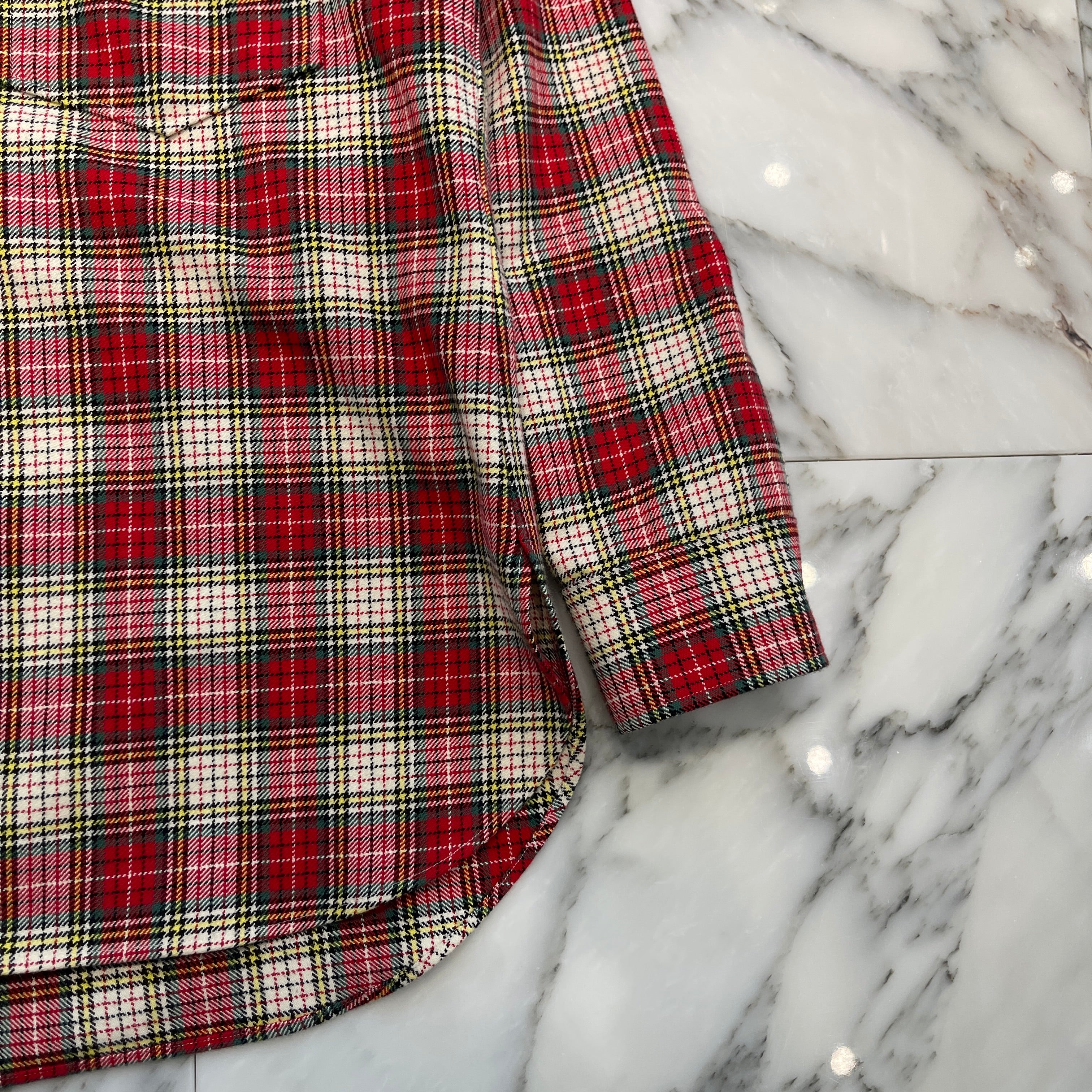 GUCCI 2021AW Back Snake Embroidery Check Shirt 501115 Z345G Size 44 グッチ バックスネーク刺繍 チェックシャツ サイズ44