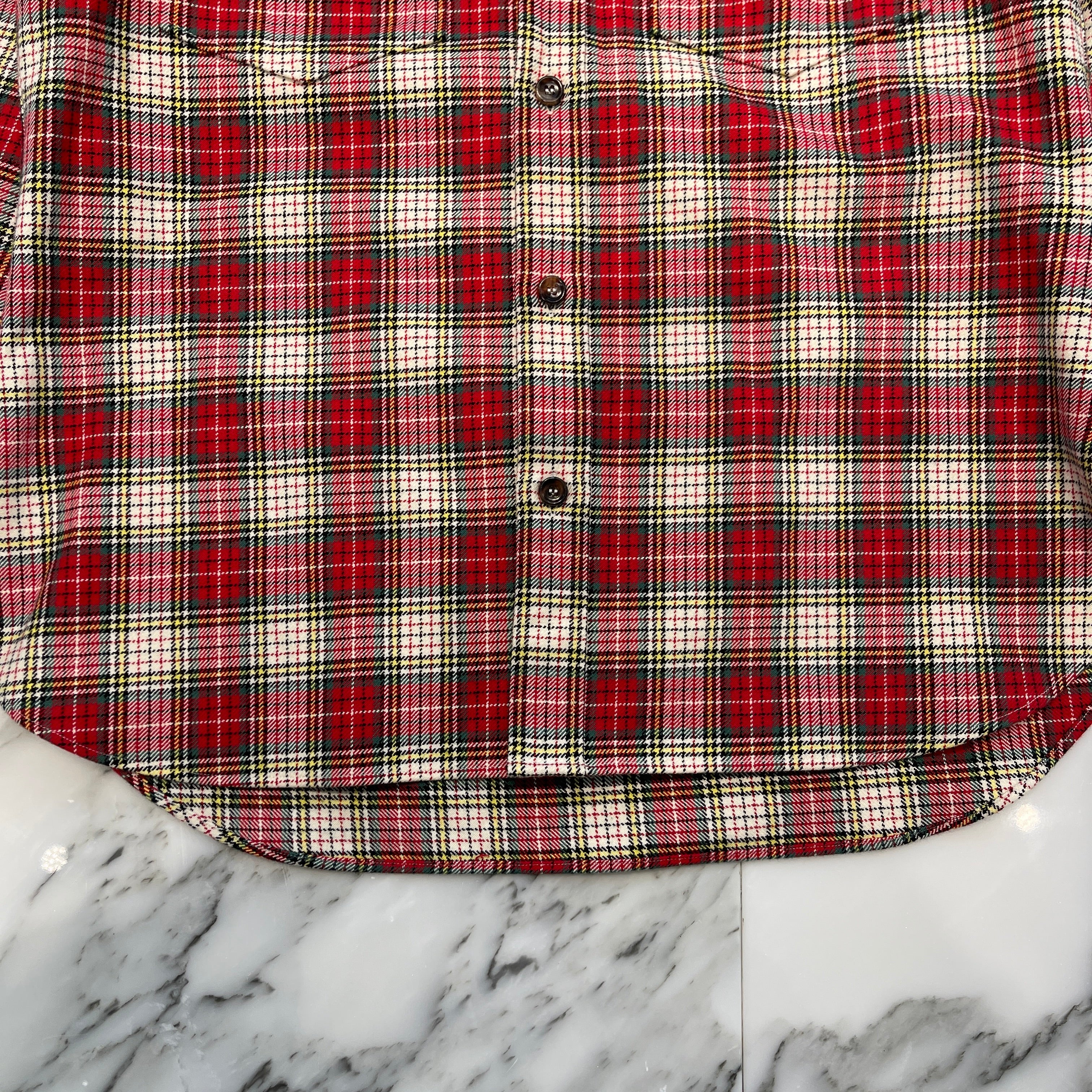 GUCCI 2021AW Back Snake Embroidery Check Shirt 501115 Z345G Size 44 グッチ バックスネーク刺繍 チェックシャツ サイズ44