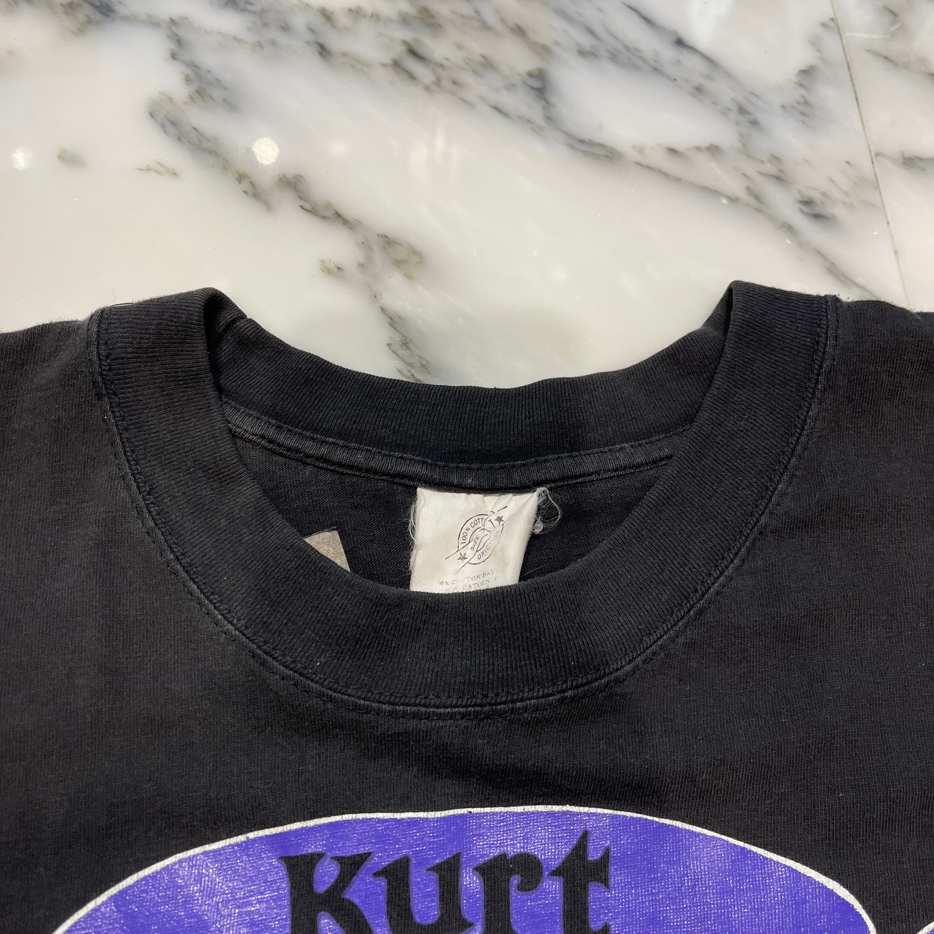Vintage 90's Nirvana Kurt Cobain Memorial S/S Tee Size XL