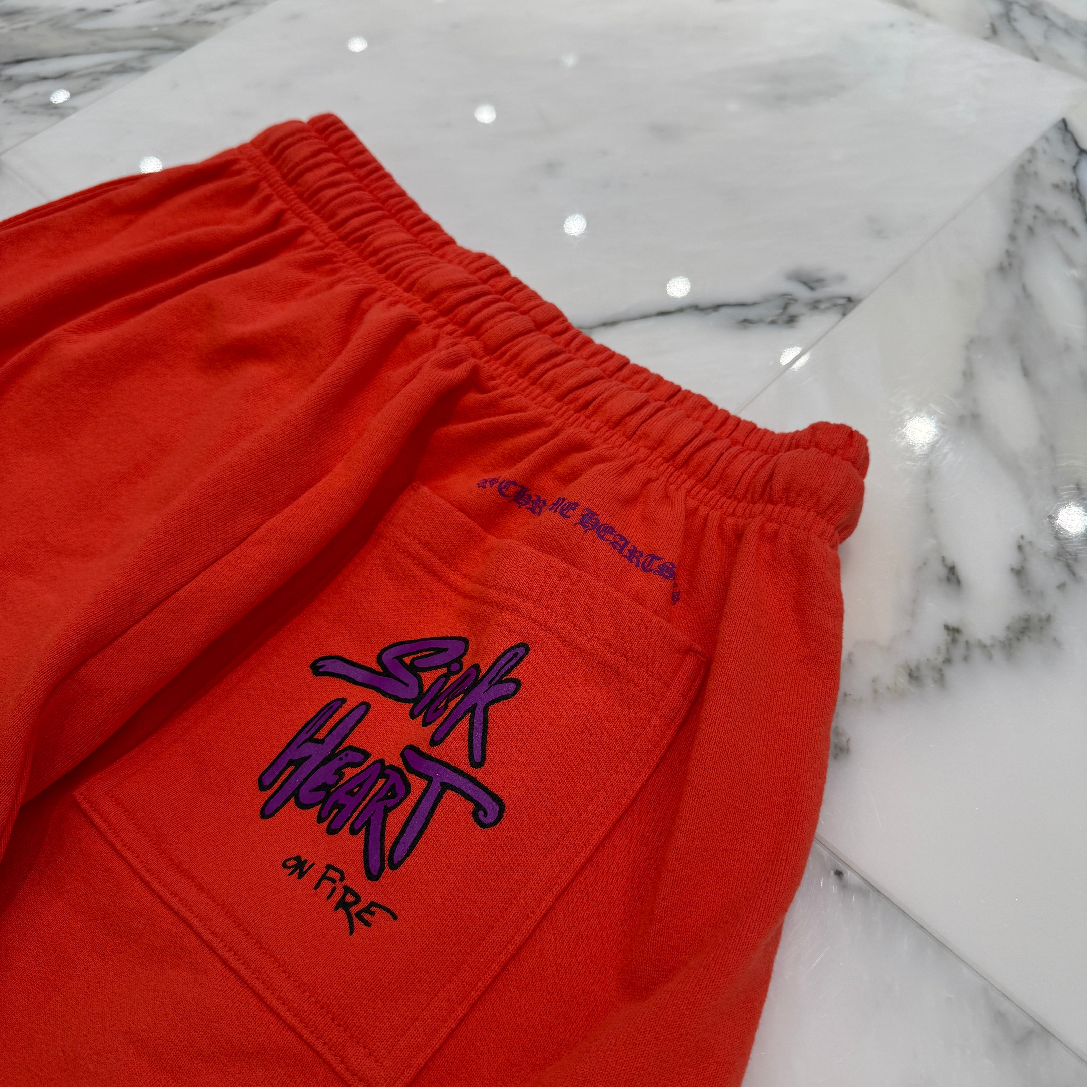 CHROME HEARTS × MATTY BOY 2023SS Sadistic Lipstick Half Pants Size M クロムハーツ × マッティボーイ サディスティックリップスティック ハーツパンツ サイズM