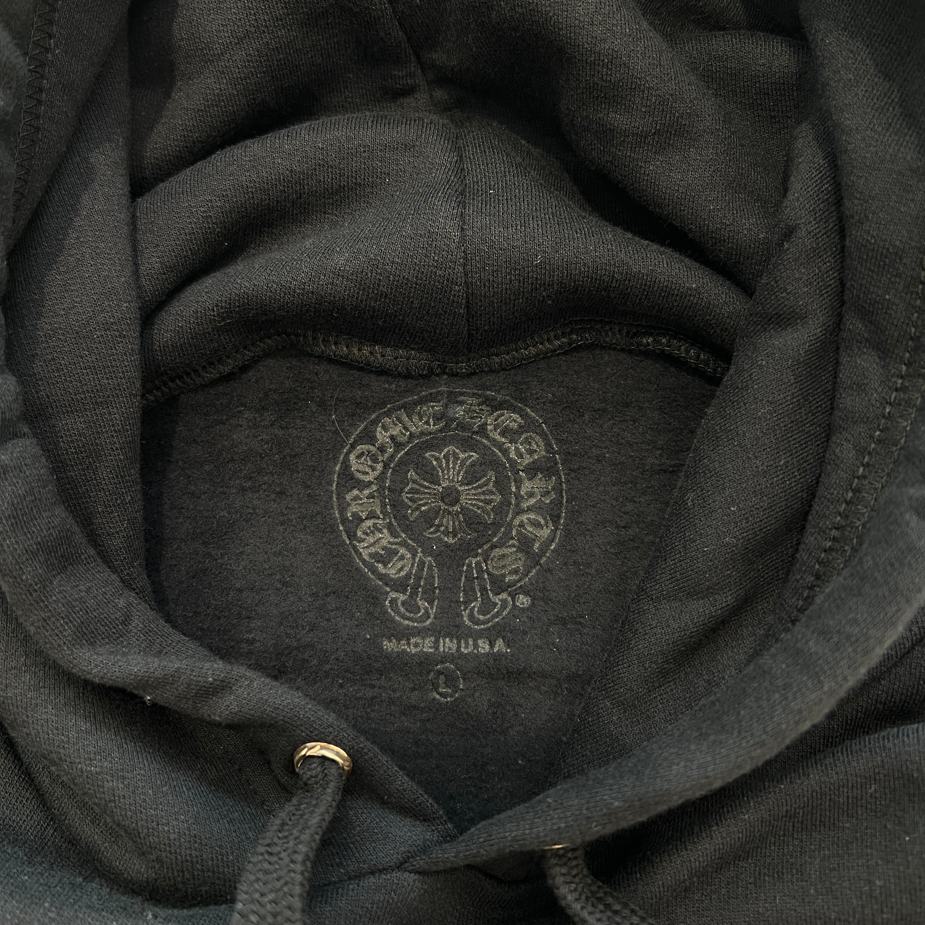 CHROME HEARTS 2025AW 1988 Silver Vertical Logo Pullover Hoodie Size L クロムハーツ 1988 シルバー ヴァーティカルロゴ プルオーバーフーディー サイズL