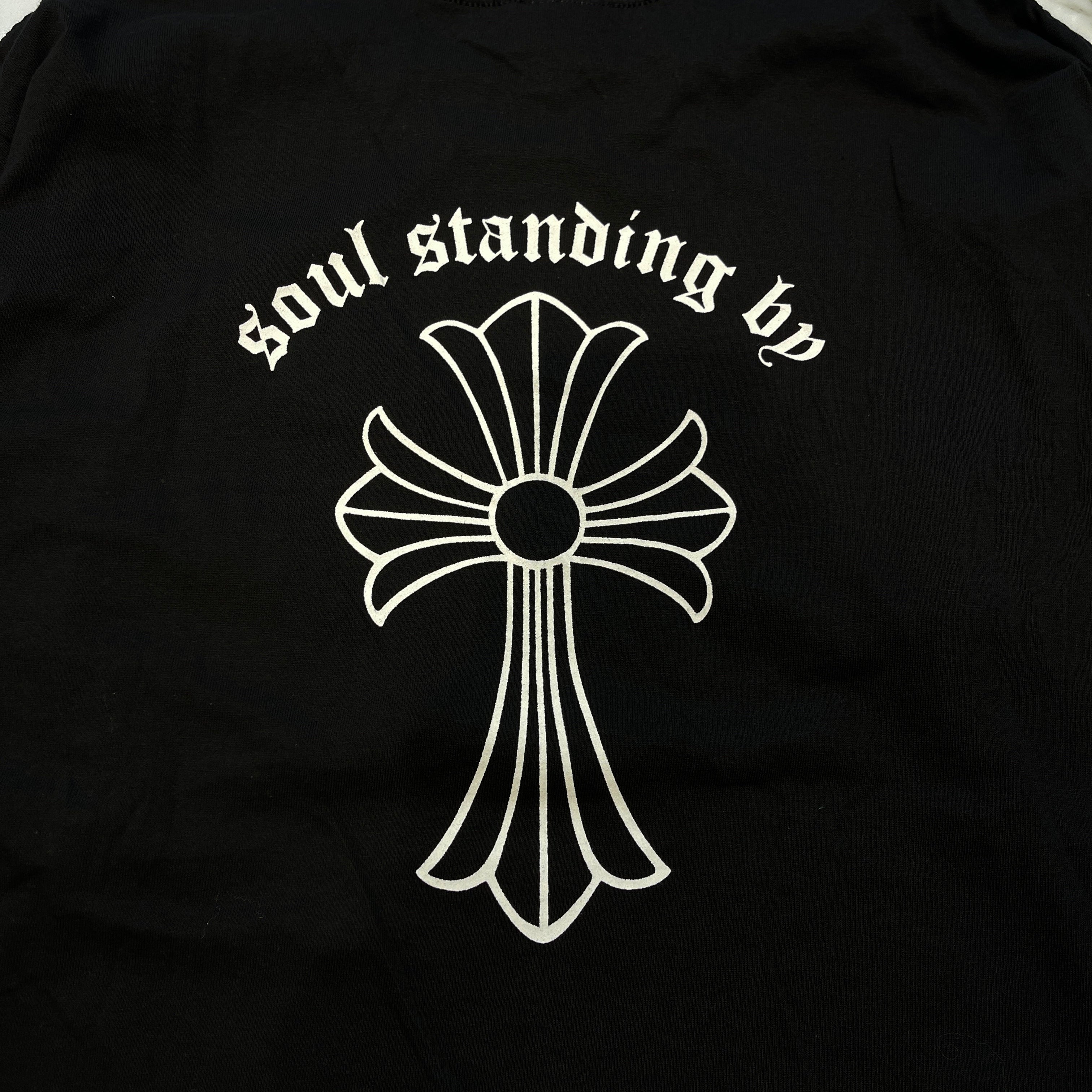 CHROME HEARTS× KYOSUKE HIMURO CH Cross Long Sleeve Tee Size L