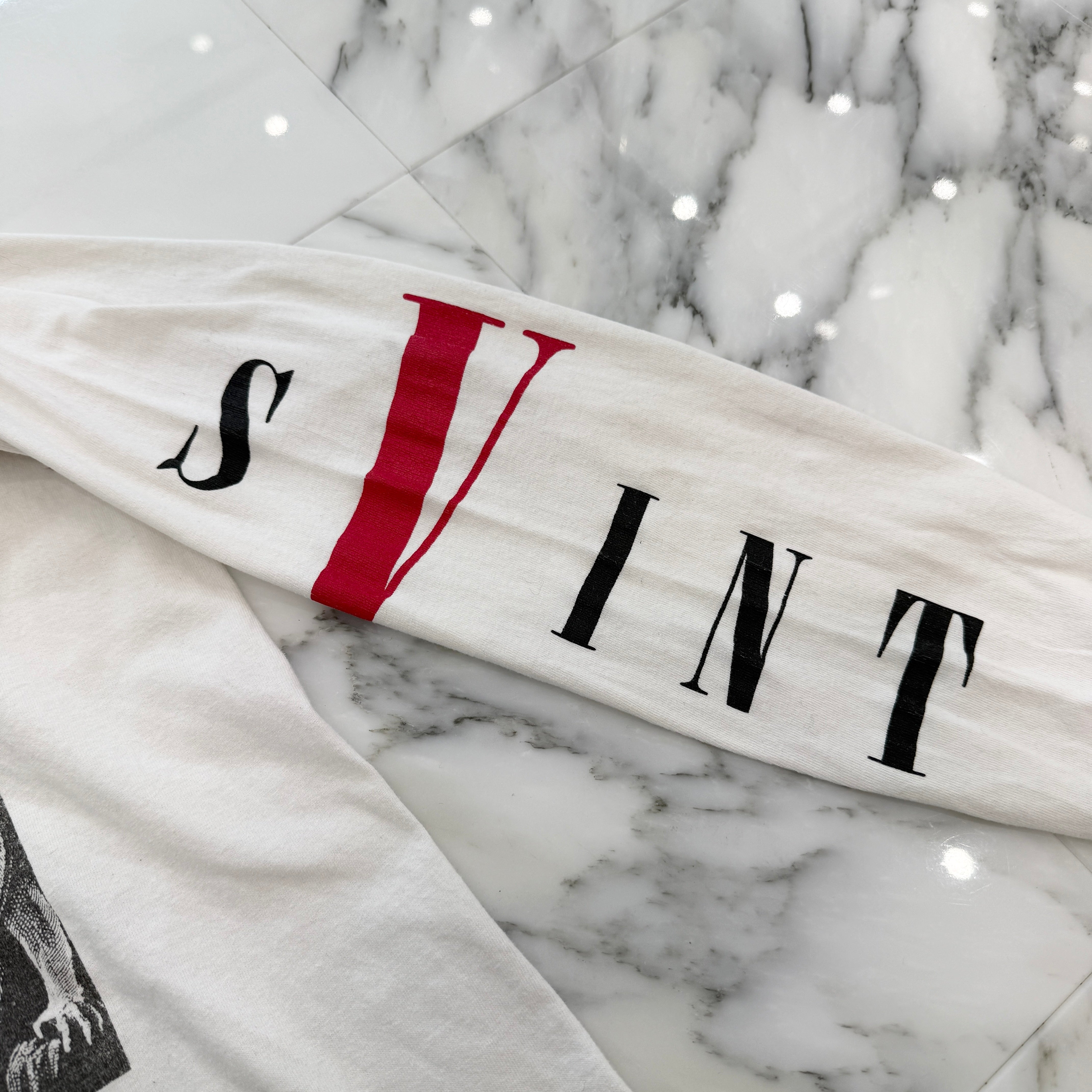 SAINT Mxxxxxx × VLONE 2022SS No Cap L/S Tee SM-S22-0000-069 Size S
