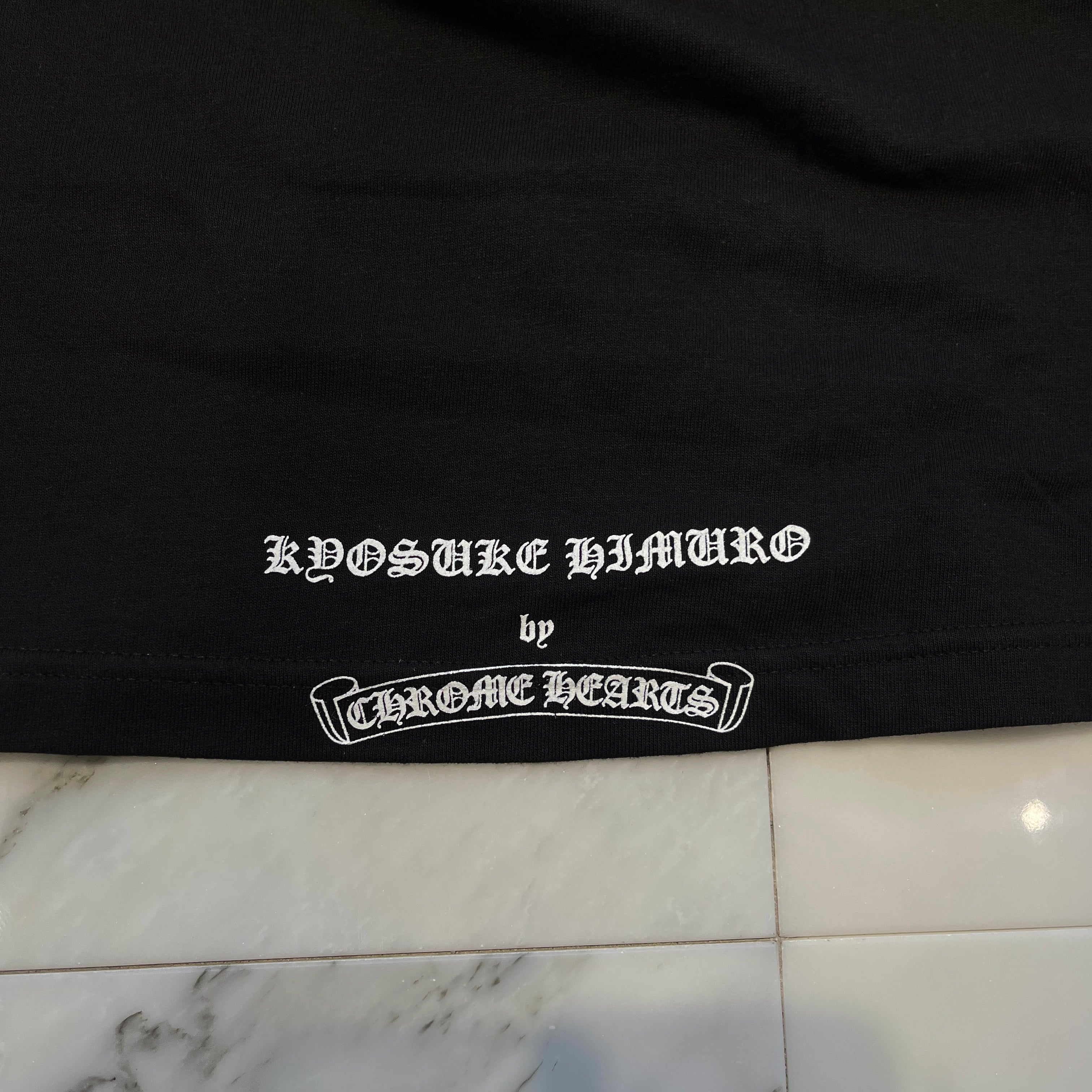 CHROME HEARTS× KYOSUKE HIMURO CH Cross Long Sleeve Tee Size L クロムハーツ × 氷室京介 CHクロス ロングスリーブTシャツ サイズL