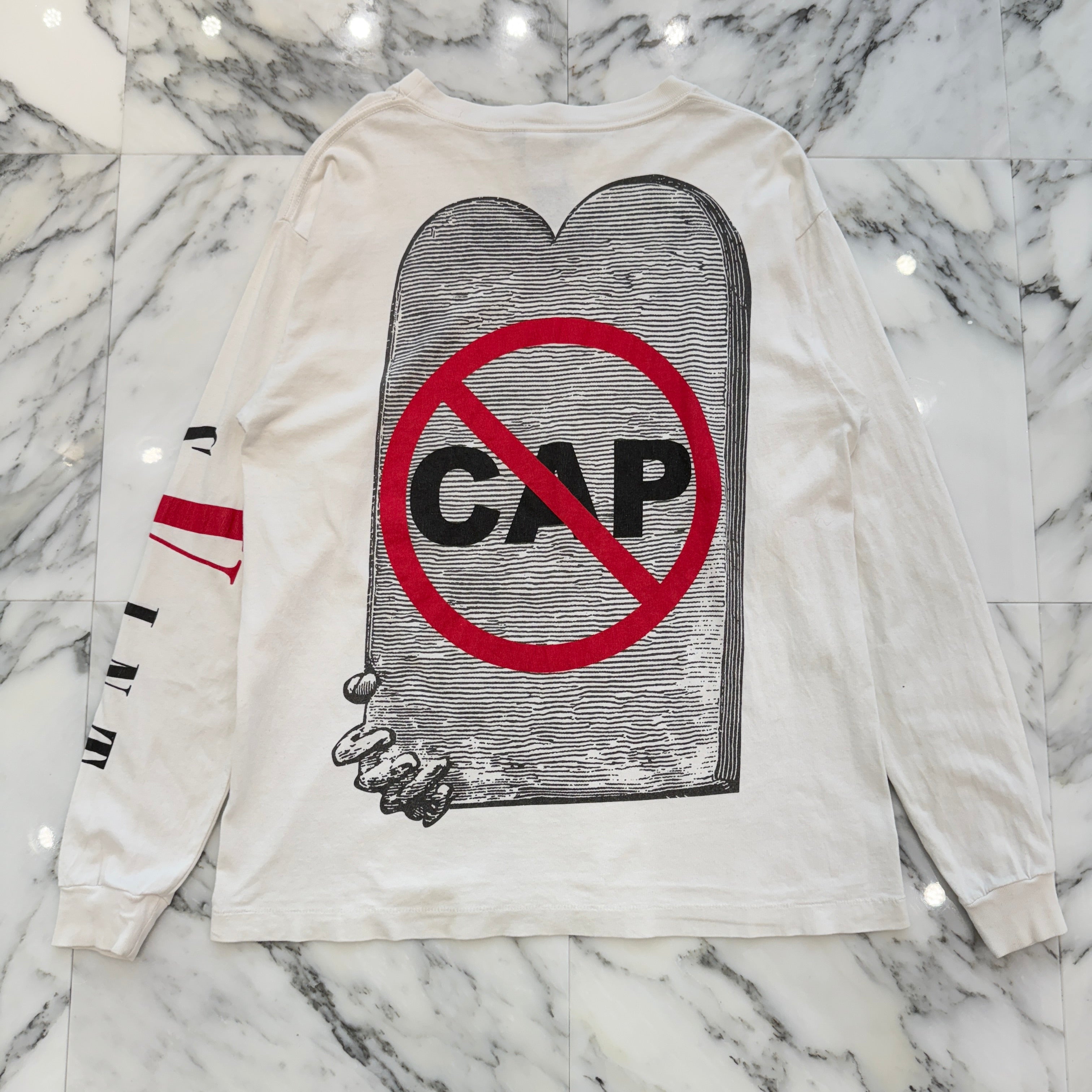 SAINT Mxxxxxx × VLONE 2022SS No Cap L/S Tee SM-S22-0000-069 Size S セントマイケル × ヴィーロン ノーキャップ ロングスリーブ Tシャツ サイズS